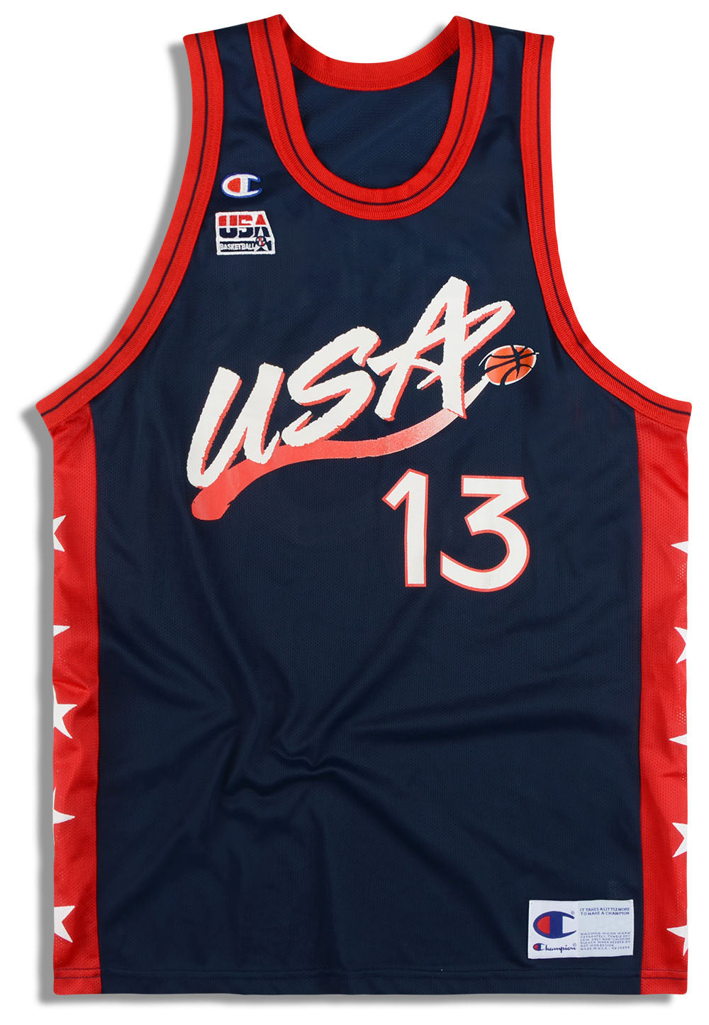 SHAQUILLE O'NEAL Champion USA BASKETBALL Dream Team 2 Jersey