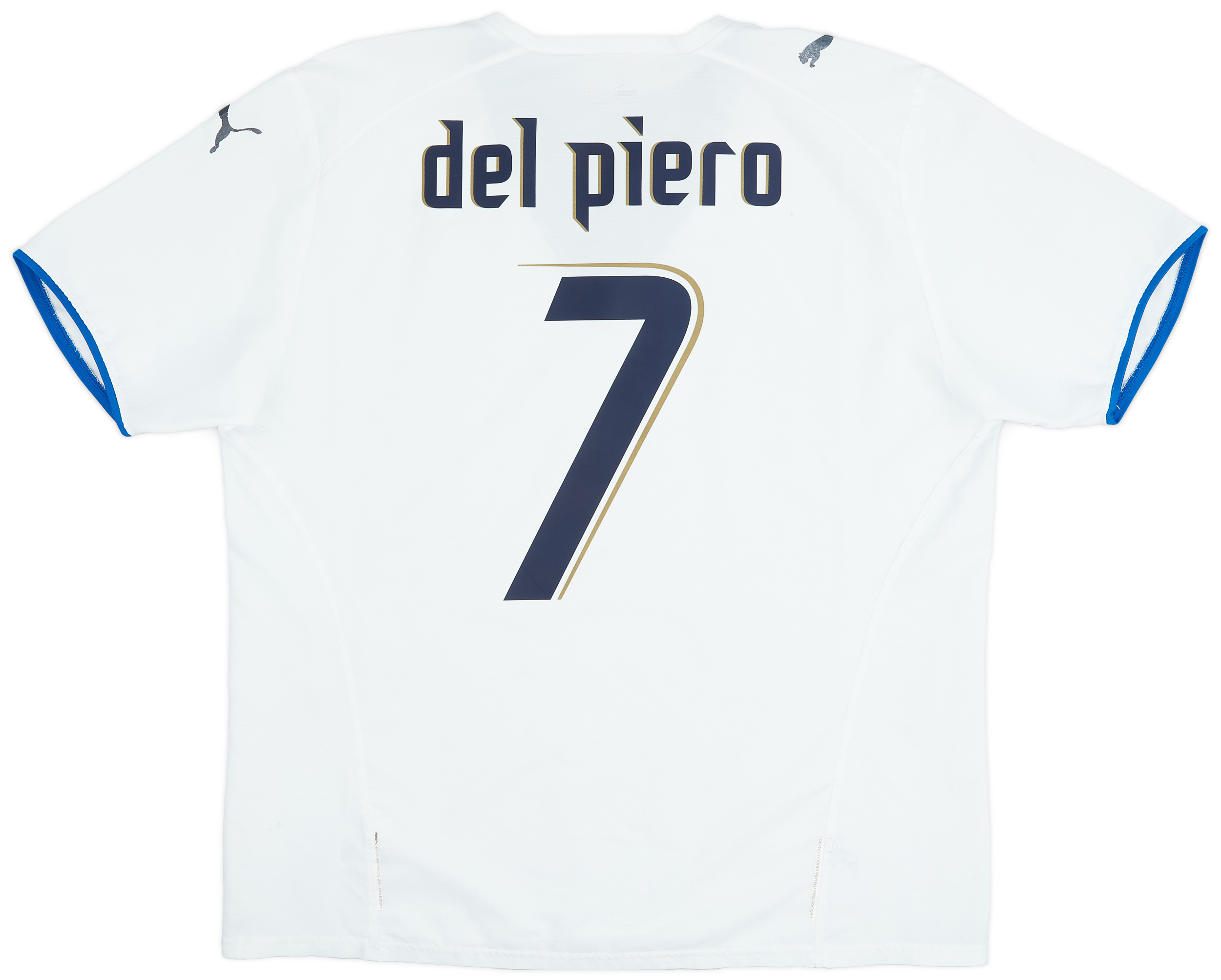 イタリア代表　デルピエロ10番　football Italy away イタリア代表デルピエロ10番football Italy away