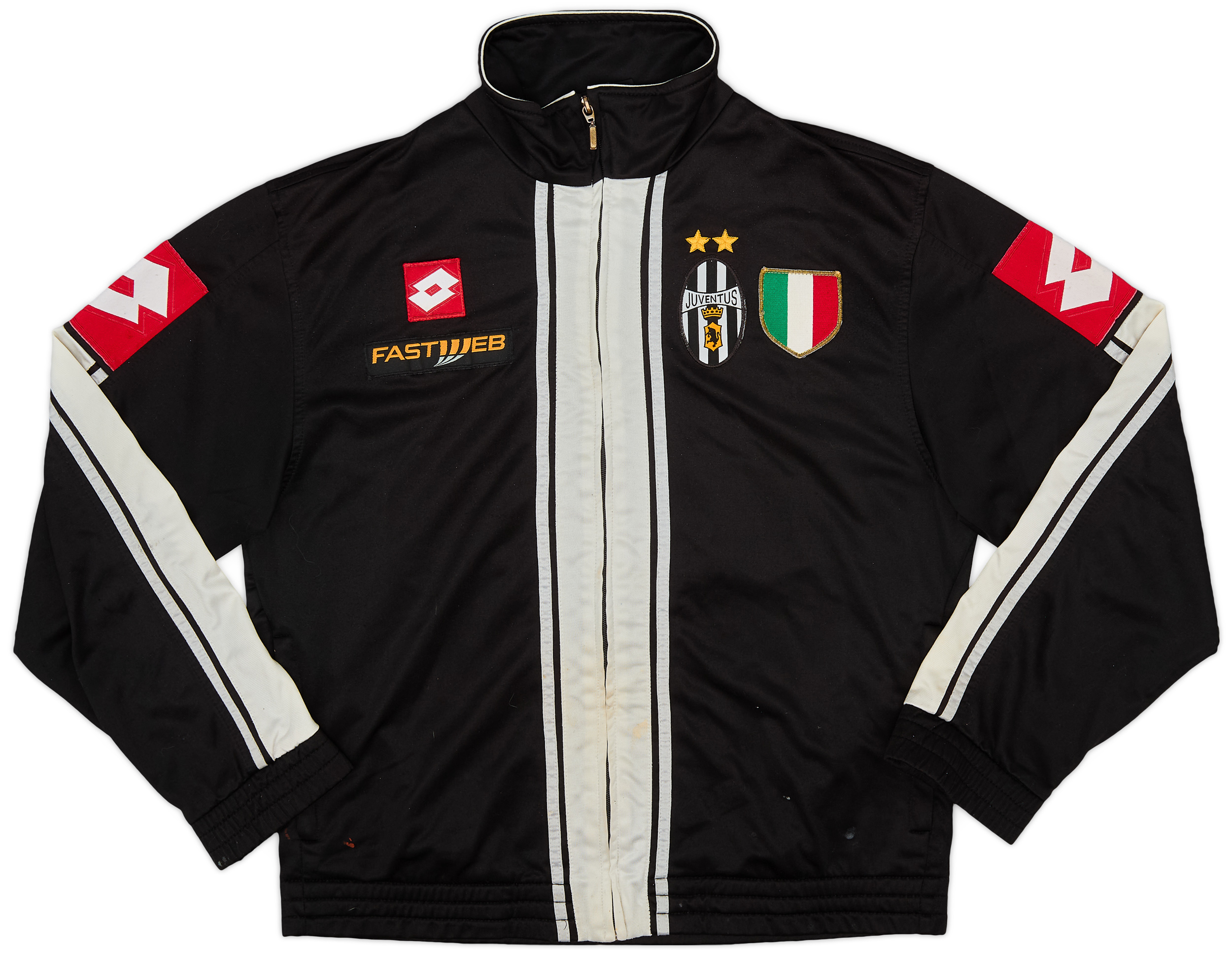 ［希少・美品］Lotto Juventus レインジャケット 2000-01 Juventus Lotto Hooded Rain Jacket - 8/10 - (XL.Boys)