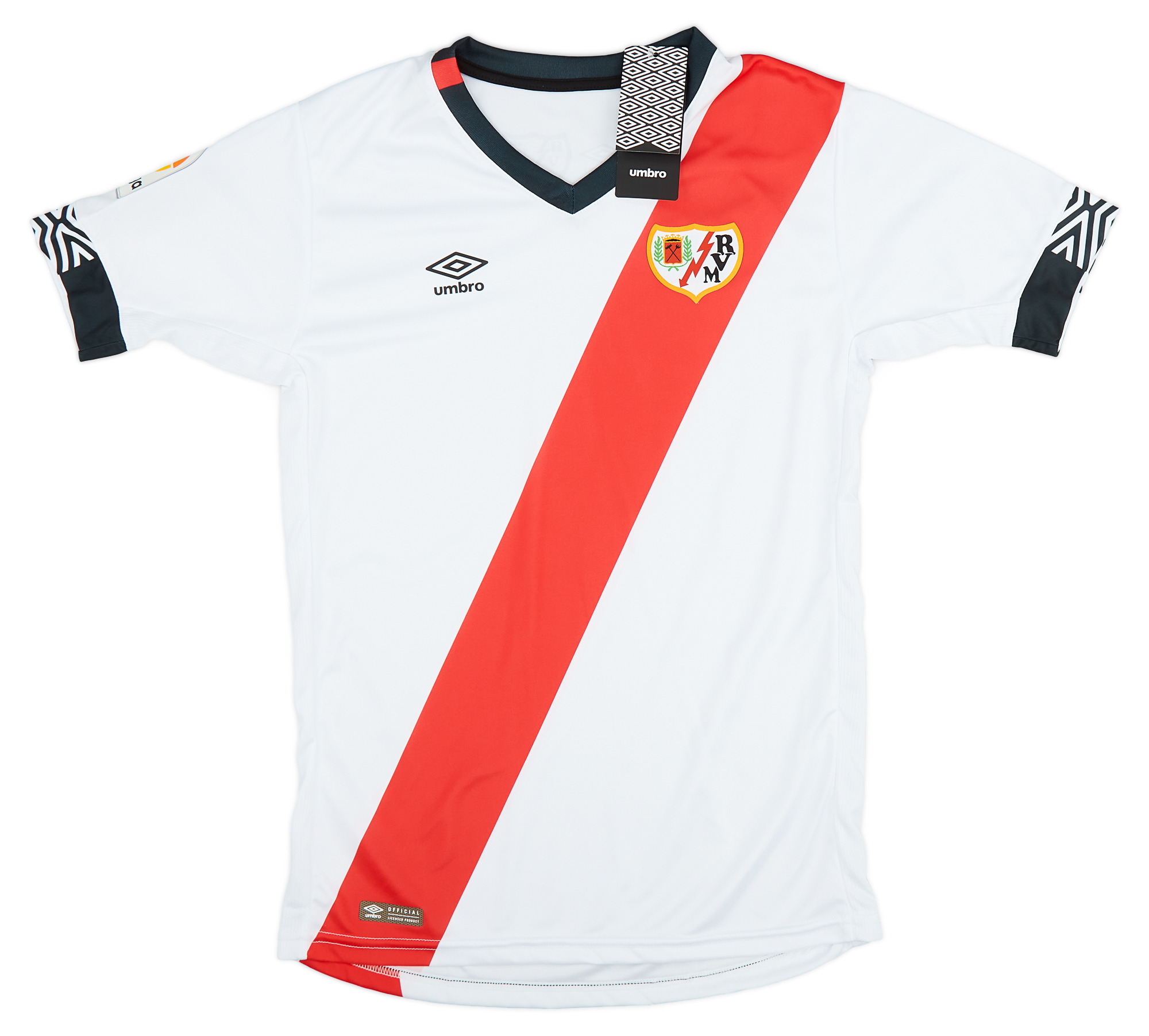 2020 21 Rayo Vallecano Home Shirt NEW L.Kids