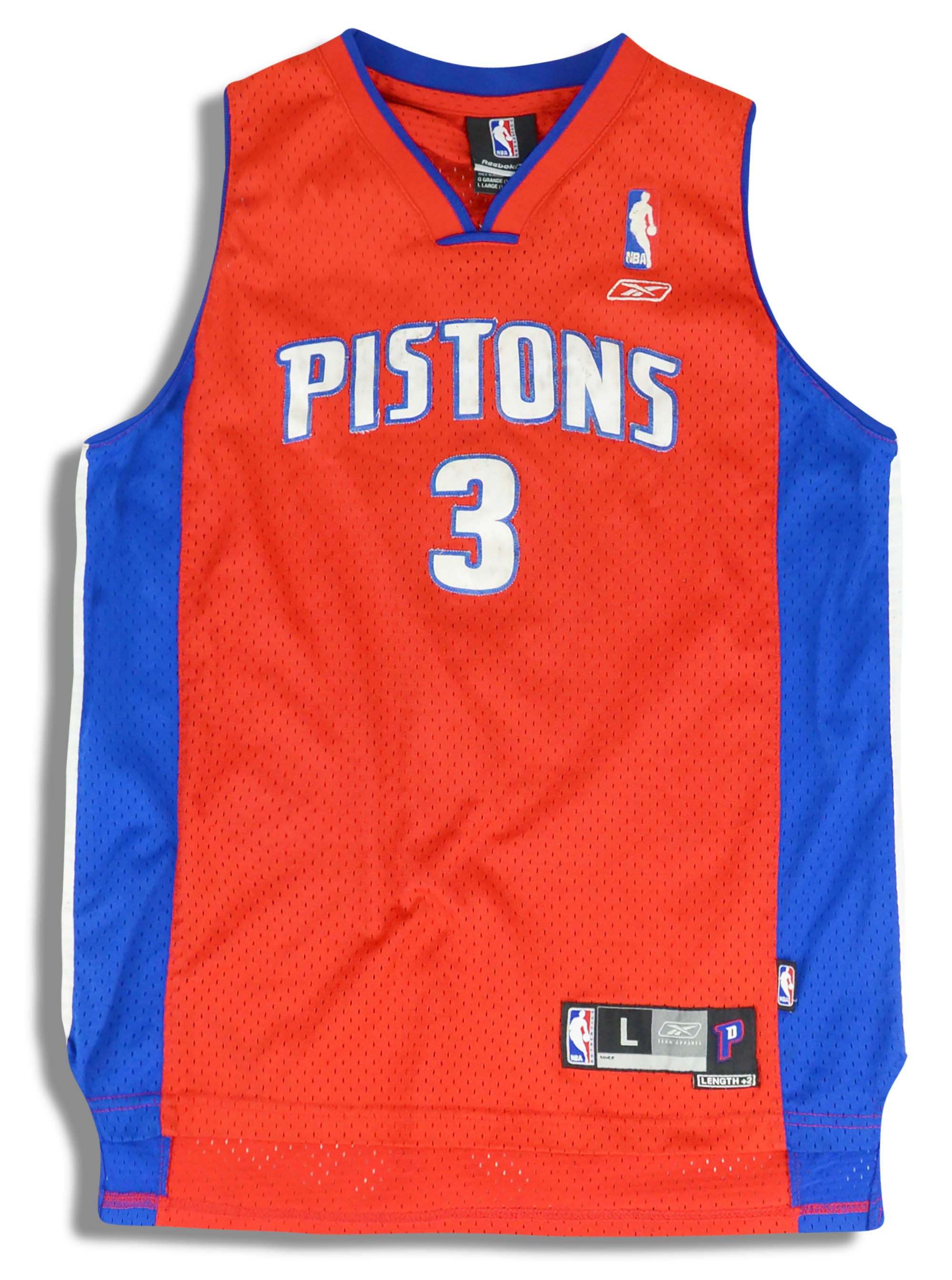 【希少】ナイキ NBA PISTONS WALLACE ユニフォーム XL Vintage Nike REWIND Detroit Pistons BEN WALLACE Jersey Men's