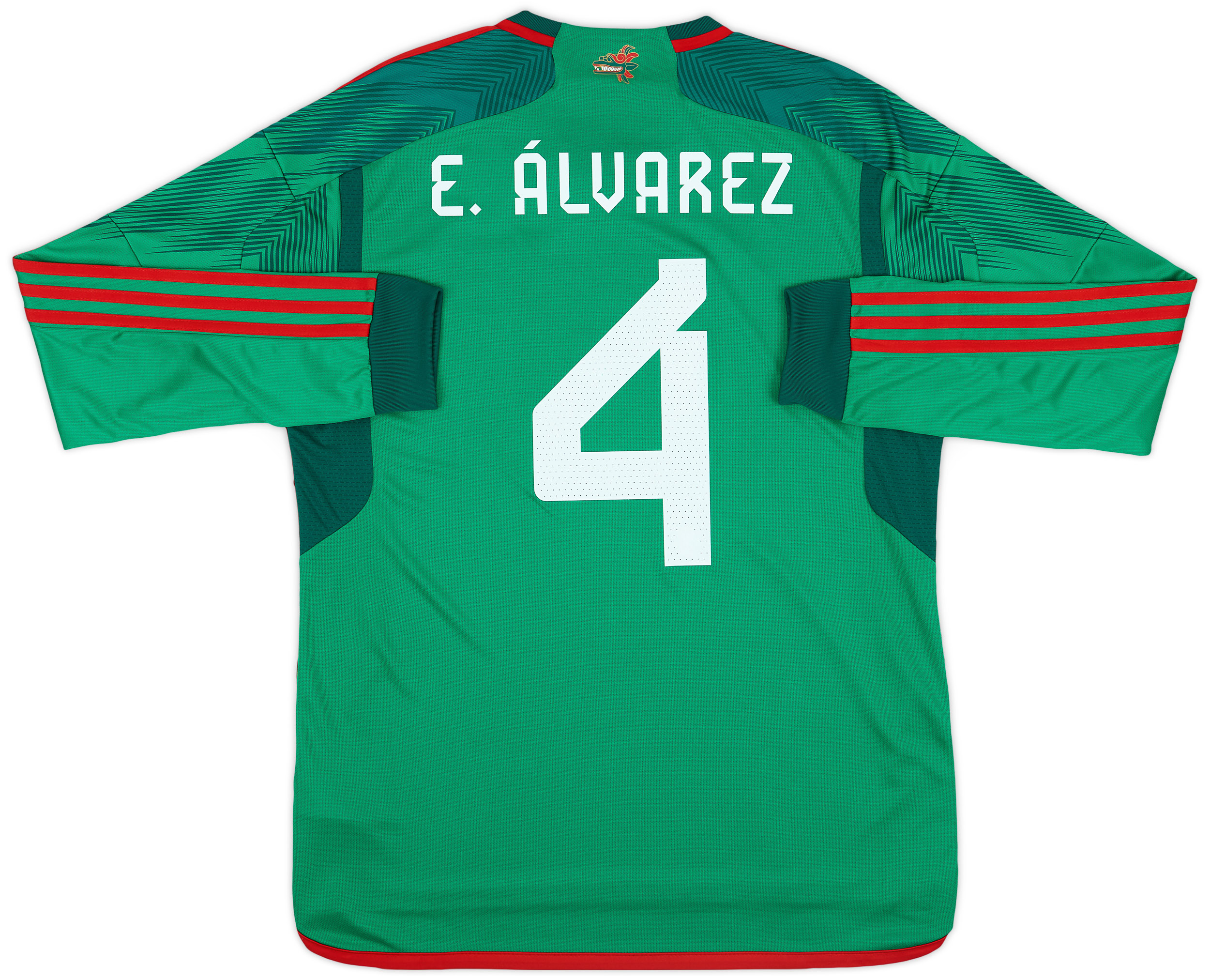 2022-23 Mexico Home L/S Shirt E.Alvarez #4
