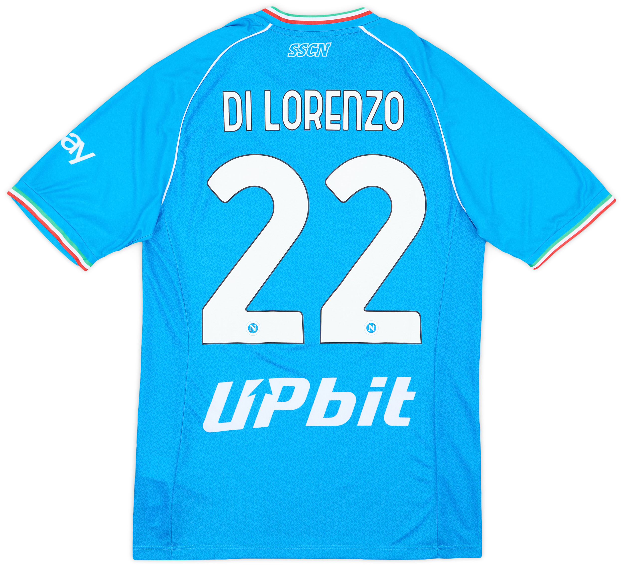 EA7 Napoli DI LORENZO 22 ユニフォーム L 2023-24 Napoli Home Shirt Di Lorenzo #22