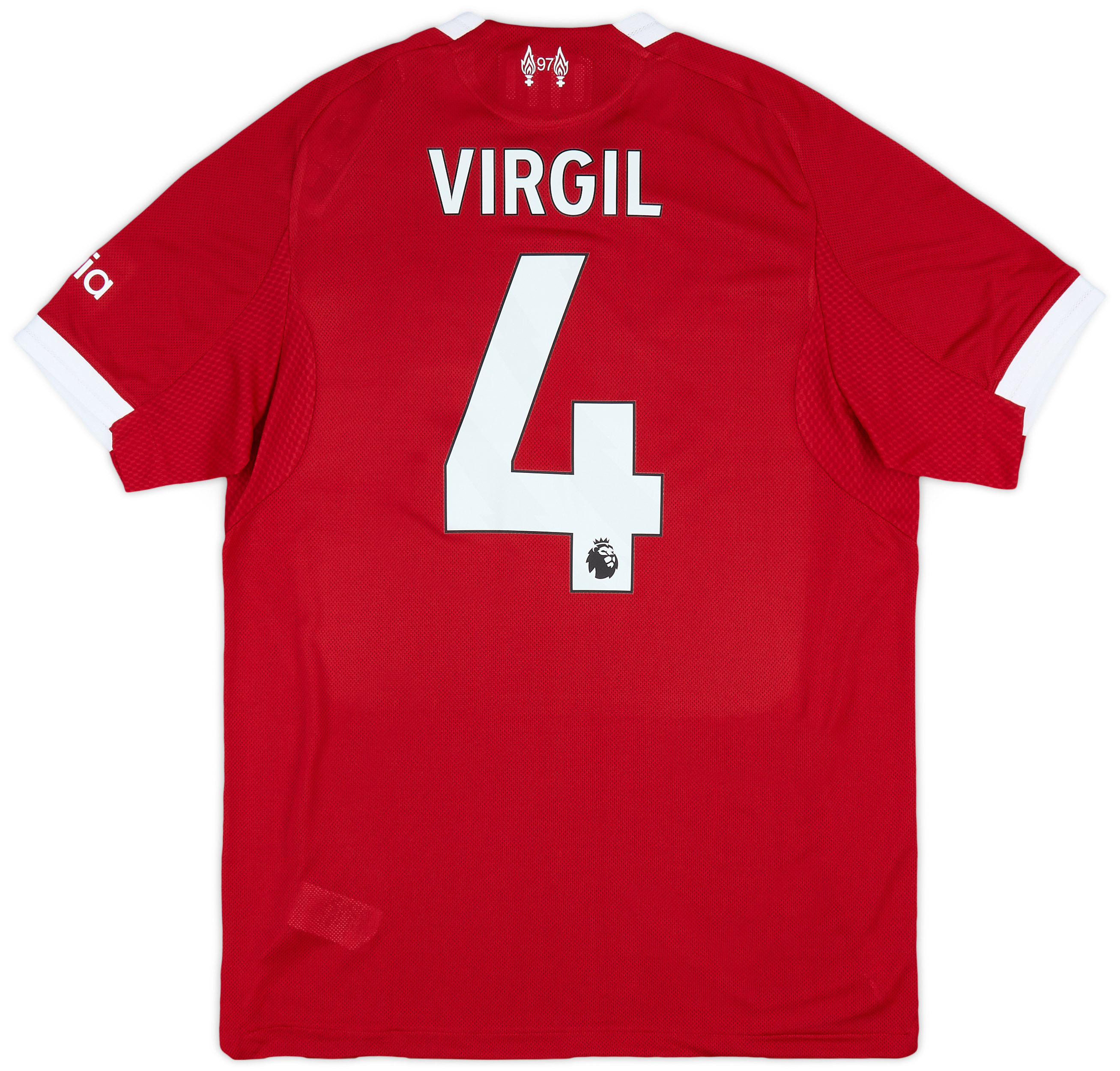 新品 リバプール 25/26 VIRGIL 4 シャツ 半袖 2025-26 Liverpool Authentic Home Shirt Virgil #4