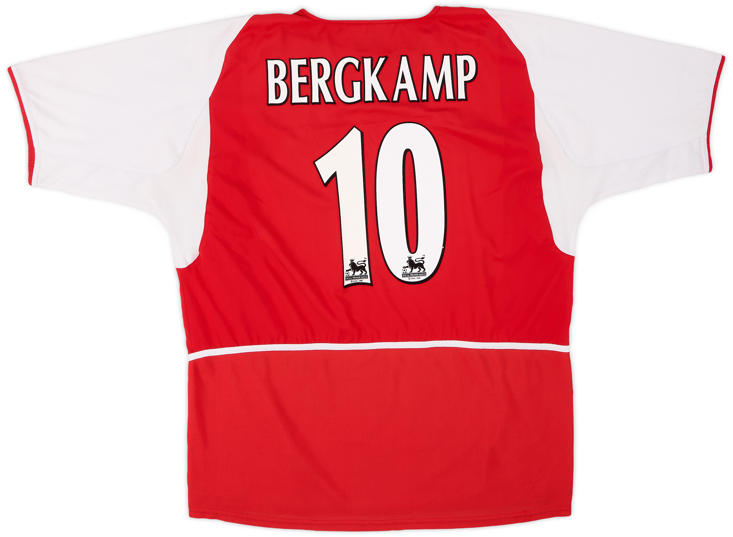 2002-04 Arsenal Home Shirt Bergkamp #10 - 6/10 - (XXL)