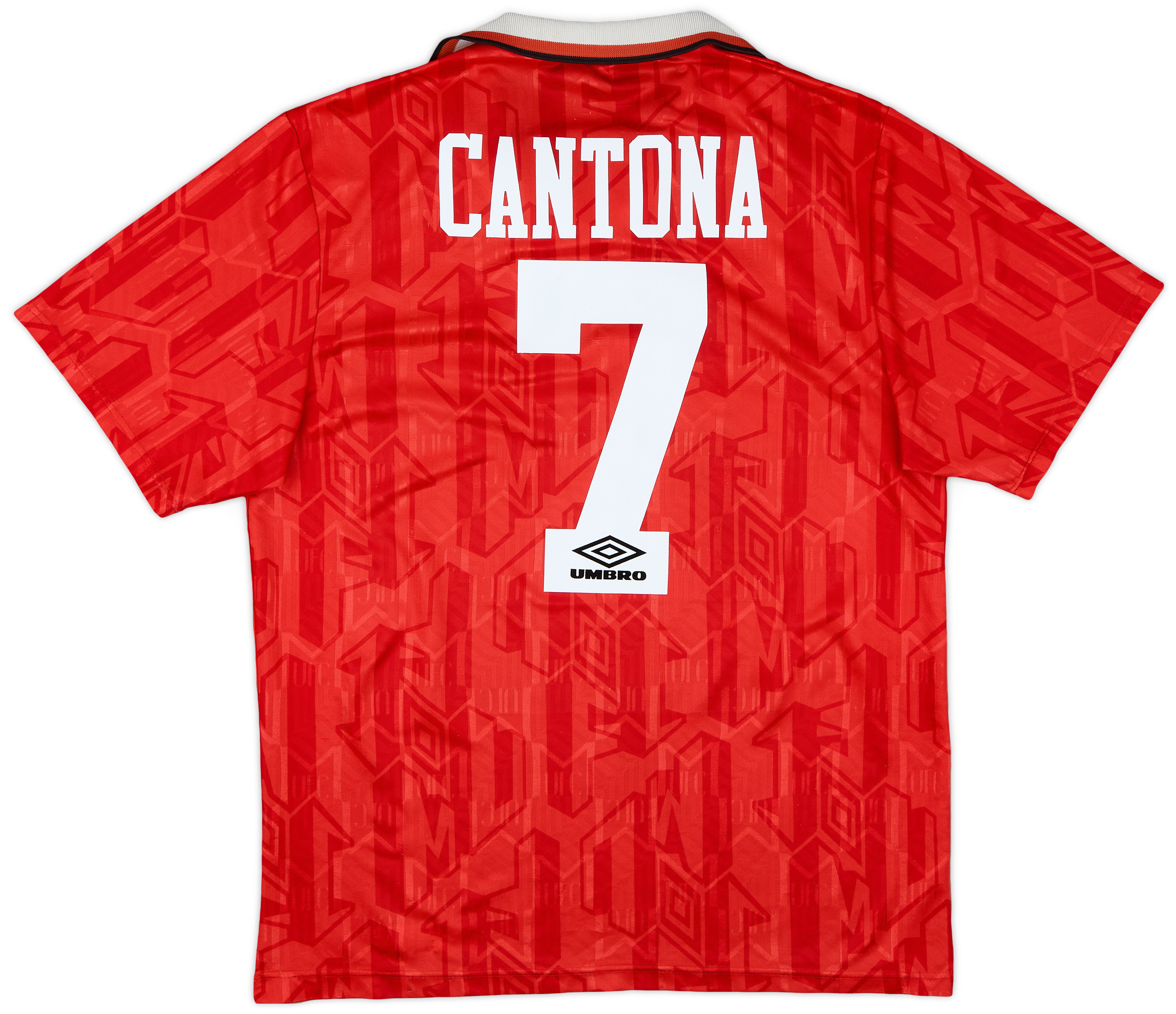 1992-94 Manchester United Home Shirt Cantona #7 - 6/10 - (L)