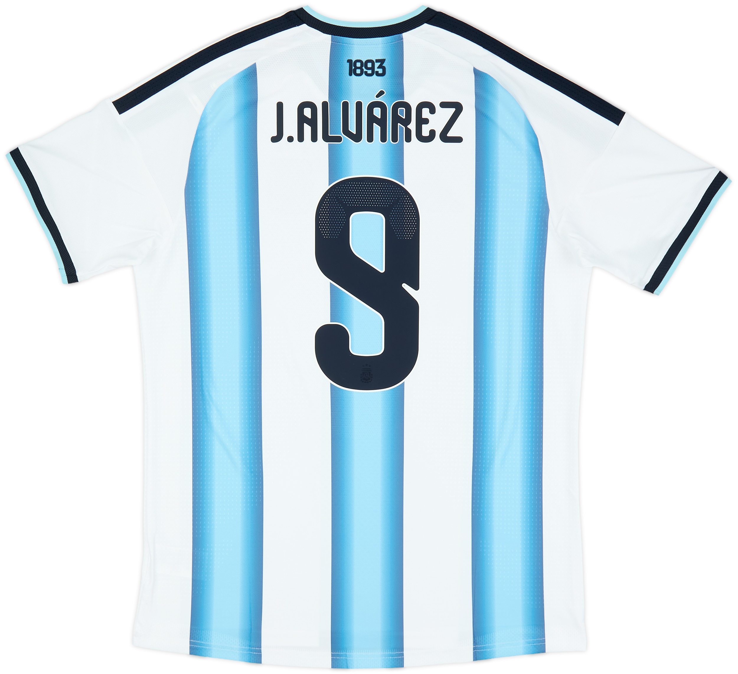 2026-27 Argentina Authentic Home Shirt J.Alvarez #9