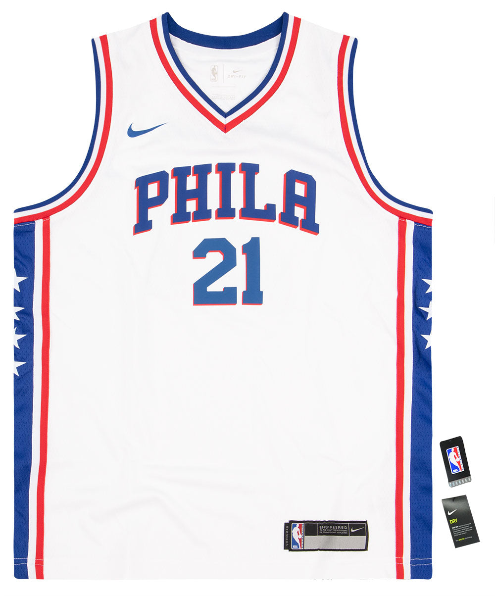 2018-19 Philadelphia 76ers Embiid #21 Nike Swingman Jersey (Home) Y - W/Tags