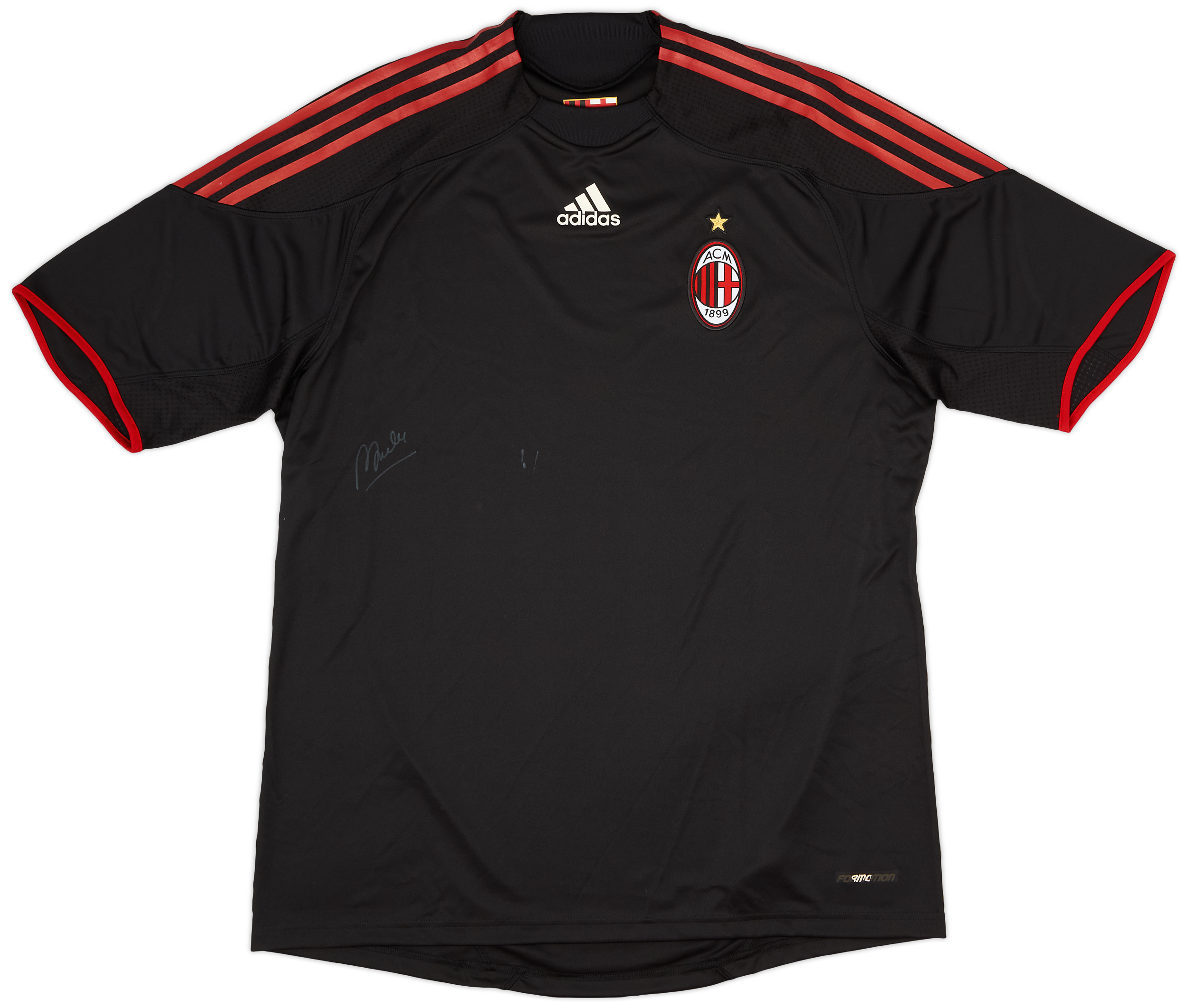2009-10 AC Milan Player Issue Signed Third Shirt - 8/10 - (XL)