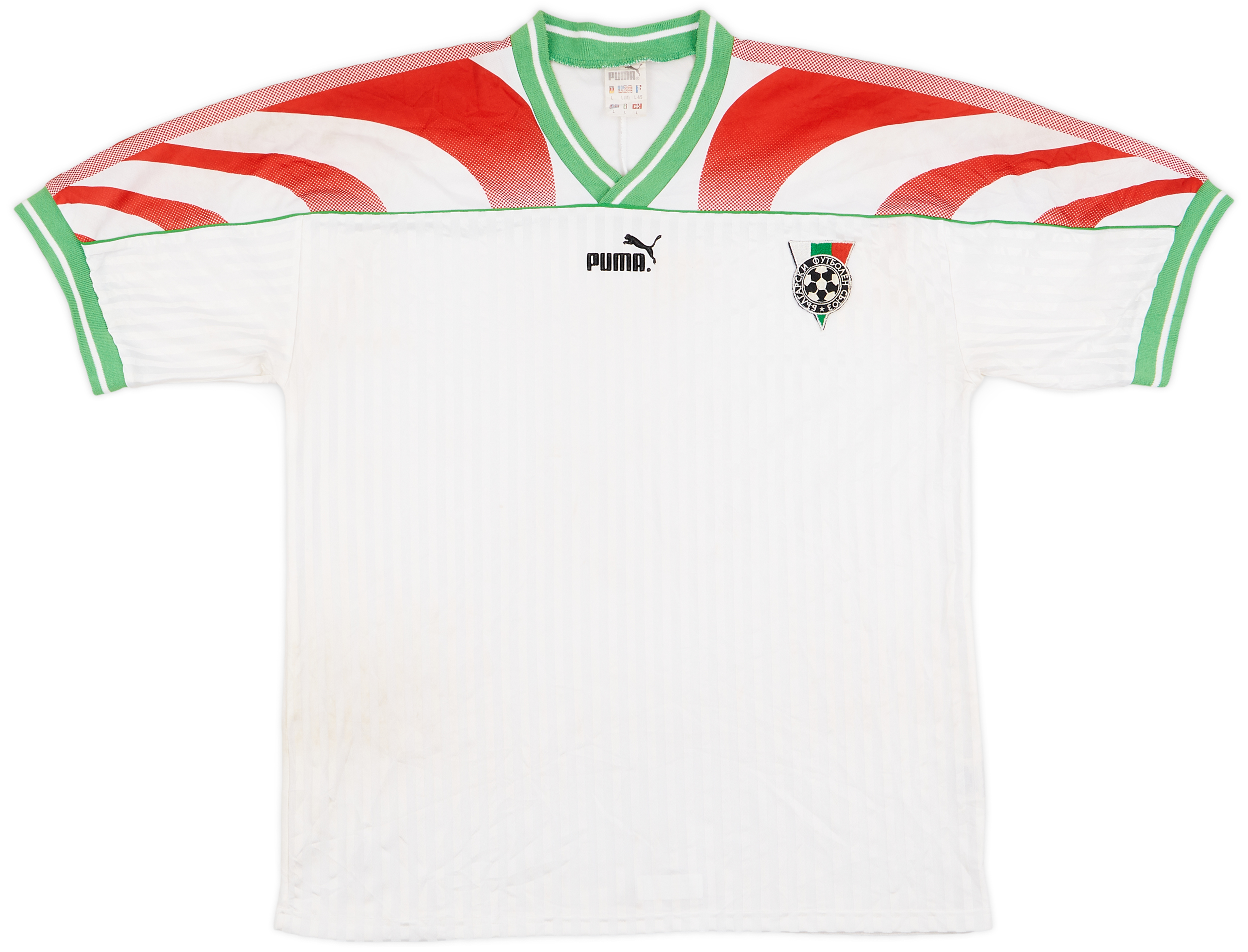 1995-96 Bulgaria Home Shirt - 8/10 - (L)