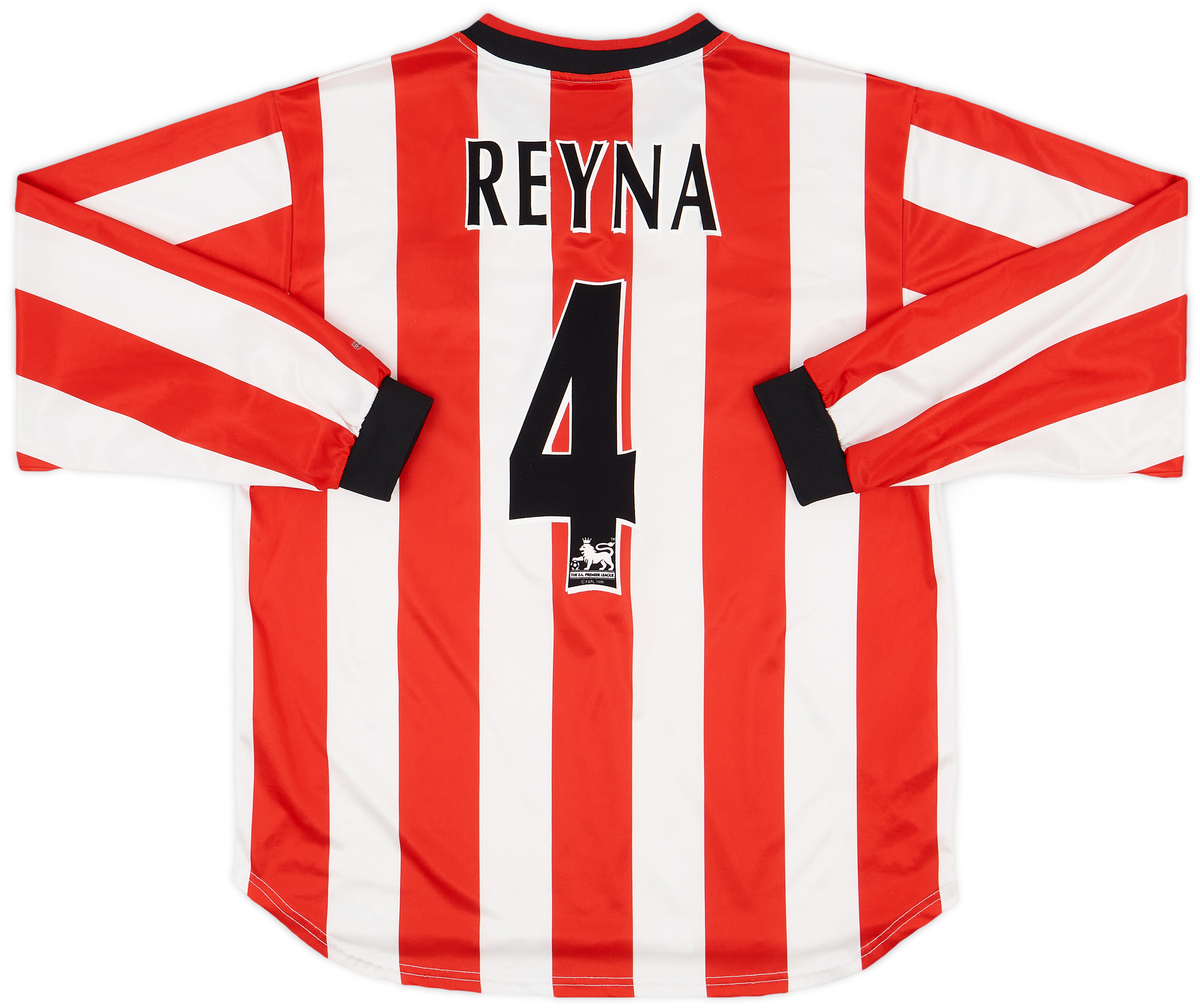 2000-02 Sunderland Home L/S Shirt Reyna #4 - 7/10 - (L)