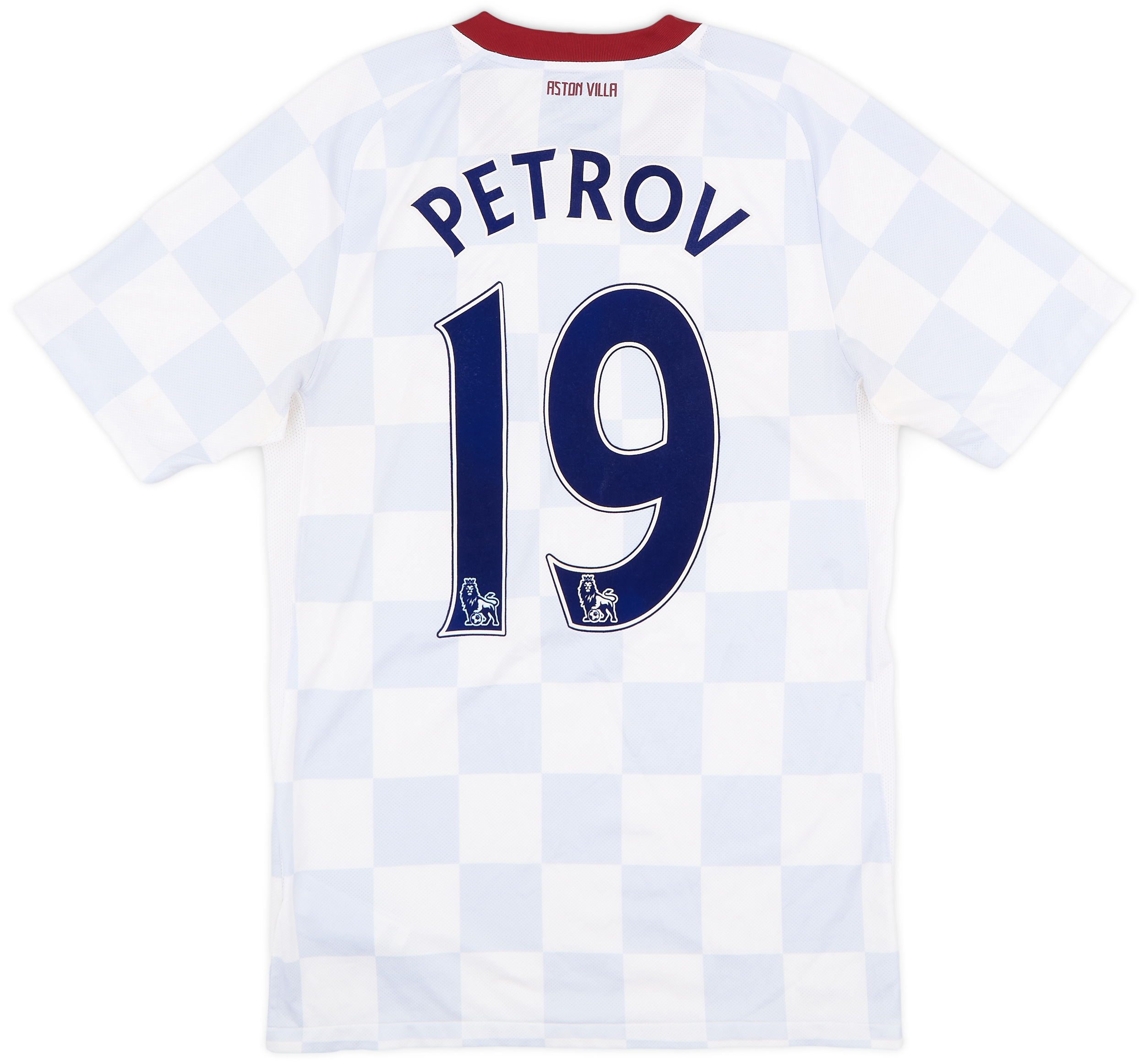 2011-12 Aston Villa Away Shirt Petrov #19 - 3/10 - (S)