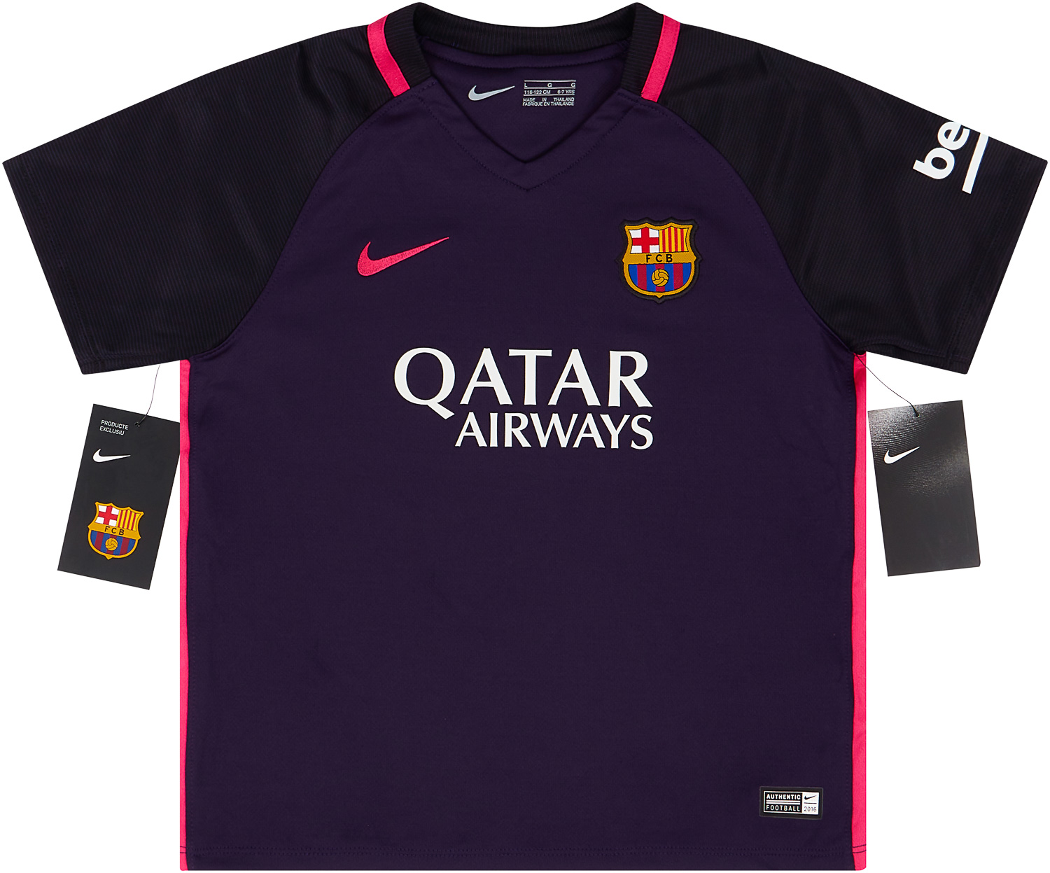 2016-17 Barcelona Away Shirt Little Kids