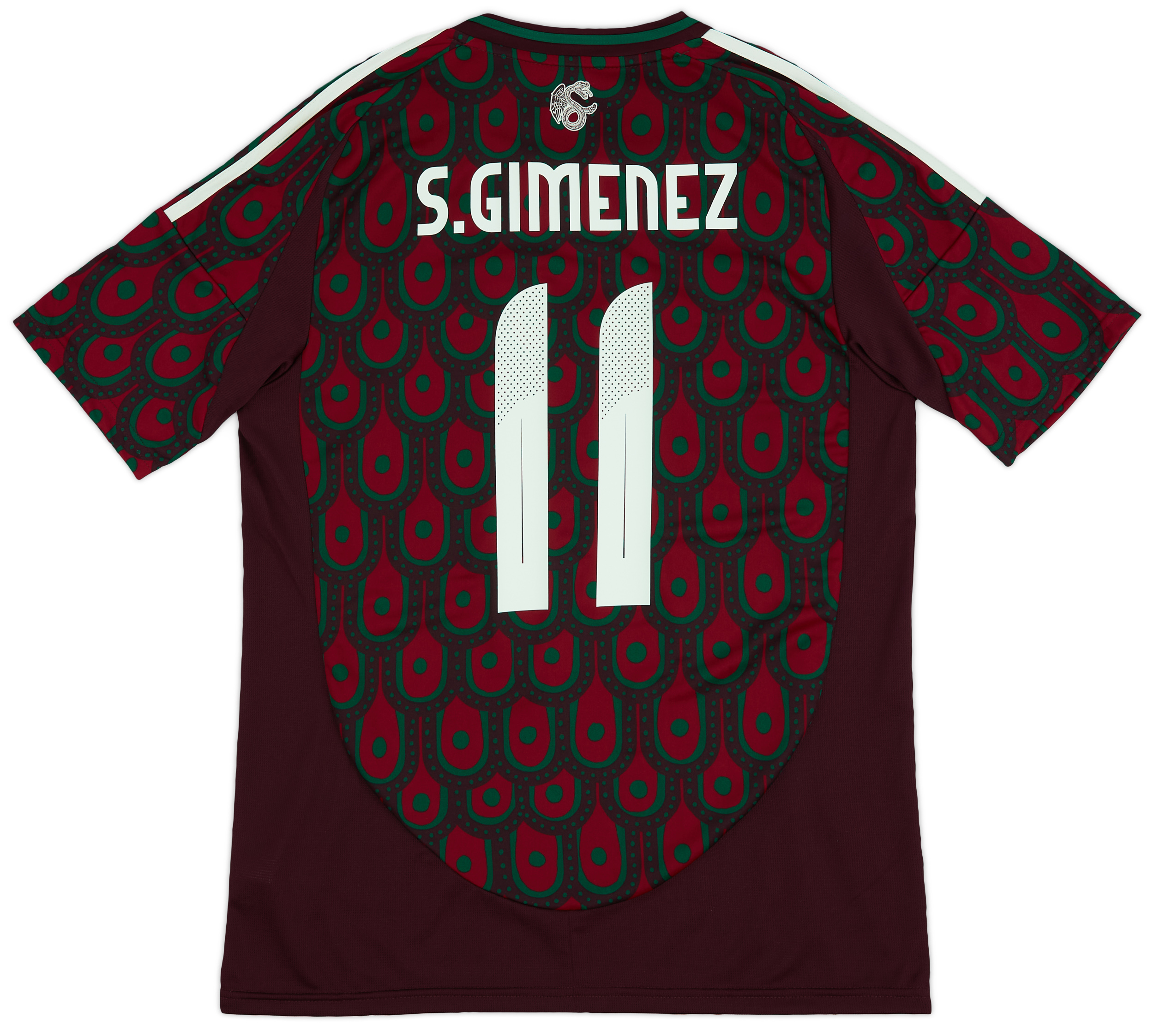 202425 Mexico Home Shirt S.Gimenez 11