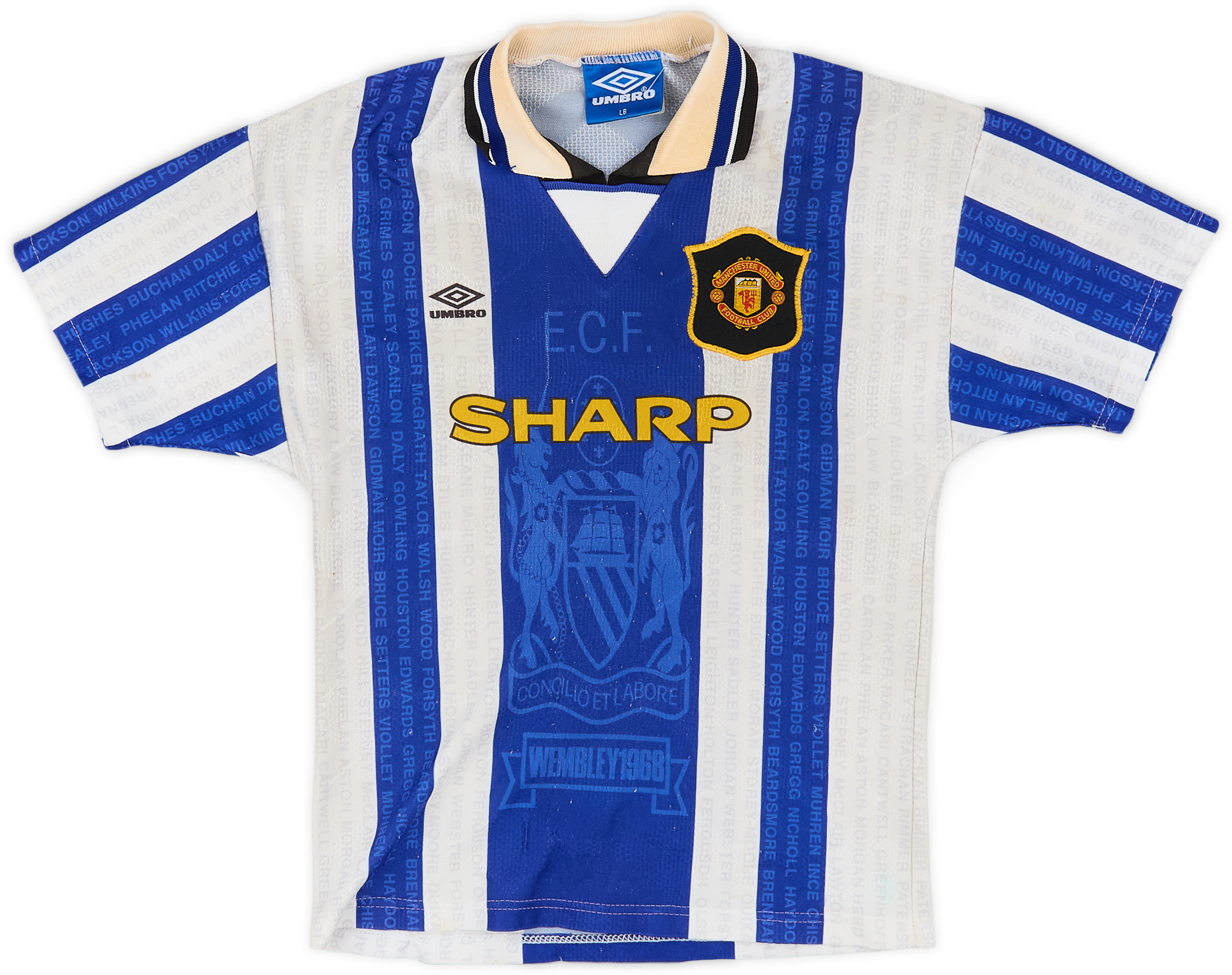 1994-96 マンチェスターユナイテッド UMBRO UK製 半袖 Lサイズ 1994-96 マンチェスターユナイテッド UMBRO UK製 半袖 Lサイズ