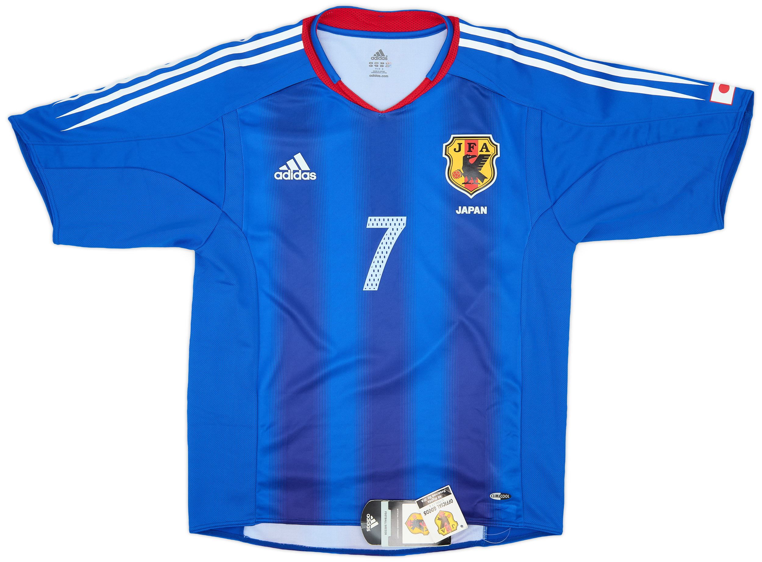 ACぺルージャ　Hidetoshi Nakata 7 レプリカユニフォーム Hidetoshi NAKATA #7 Men's Japan National Team JFA Blue