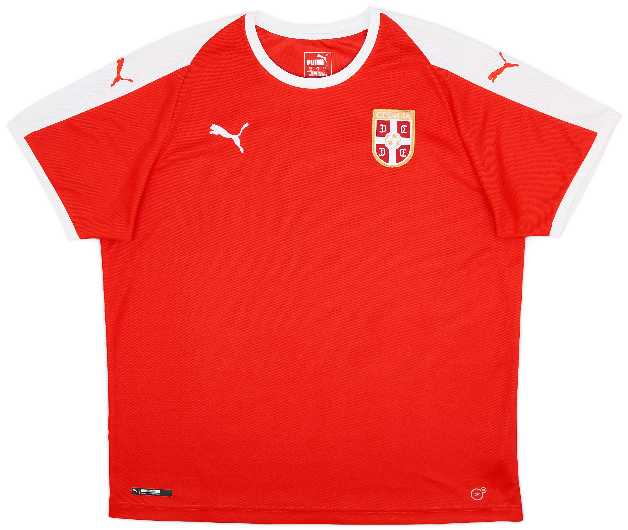 2018-19 Serbia Home Shirt - 8/10 - (XL)