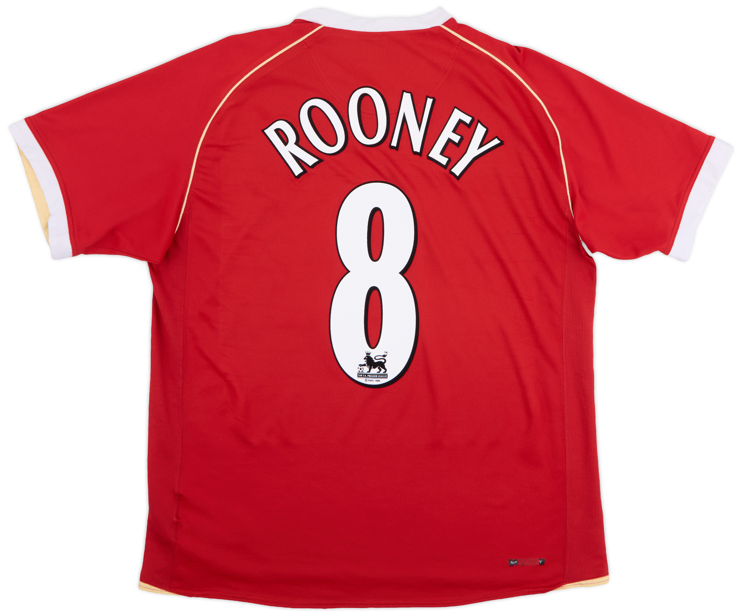 2006-07 Manchester United Home Shirt Rooney #8 - 6/10 - (L)