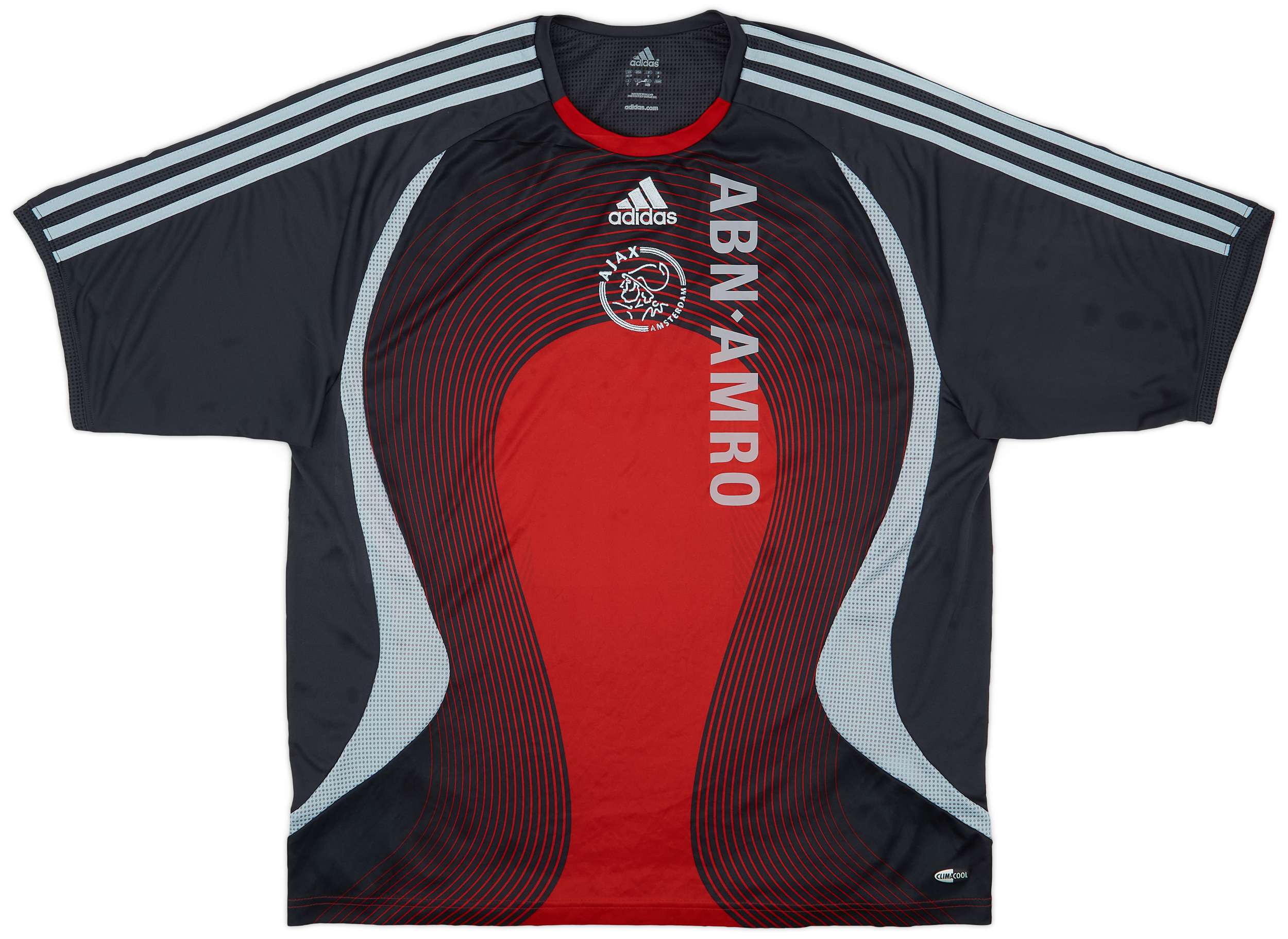 ★06-07 adidas AJAX ユニフォーム サッカーシャツ 2006-07 Ajax adidas Training Shirt - 7/10 - (XL)