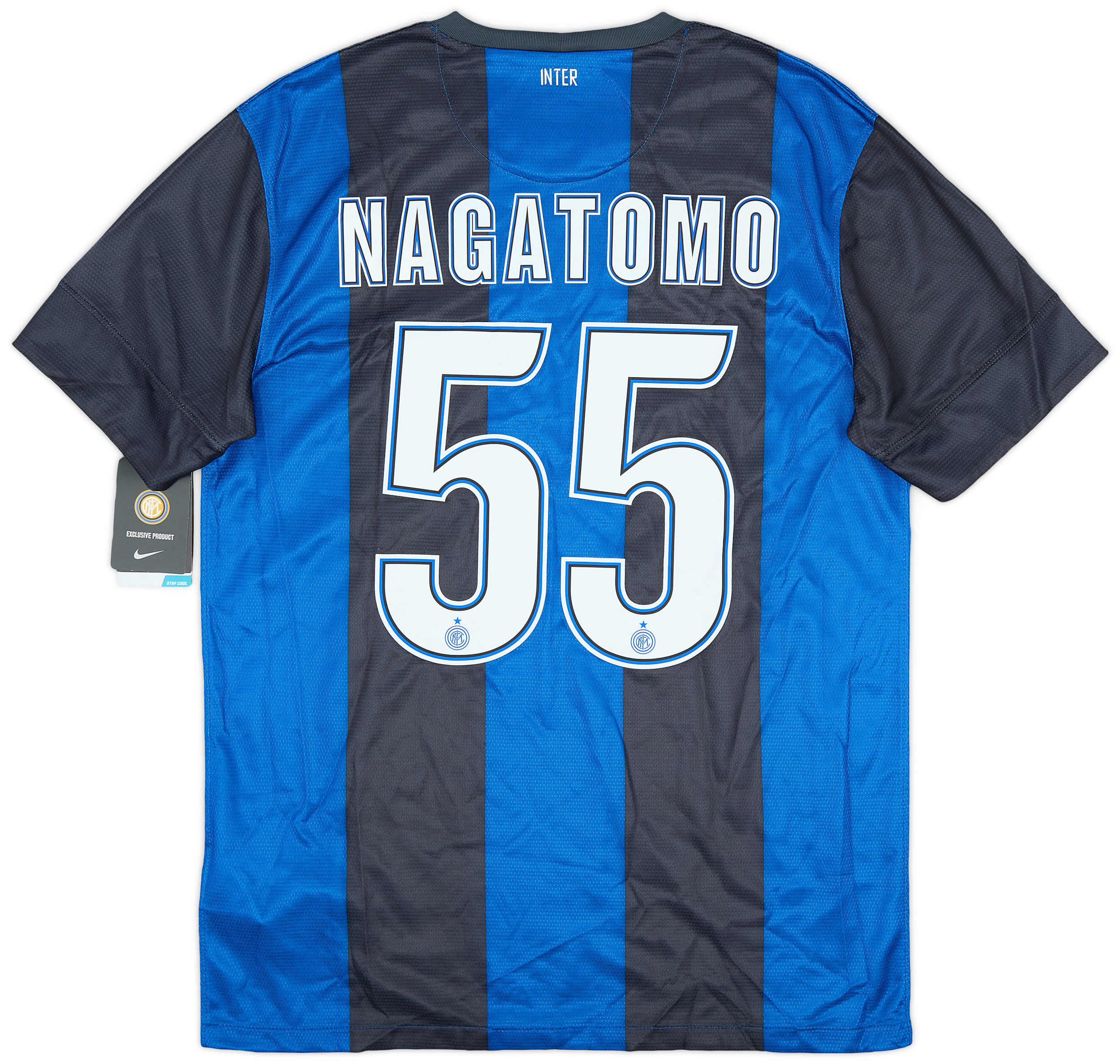 11-12 INTEL MILANO NAGATOMO 55番 NIKE 半袖s 【公式通販】
