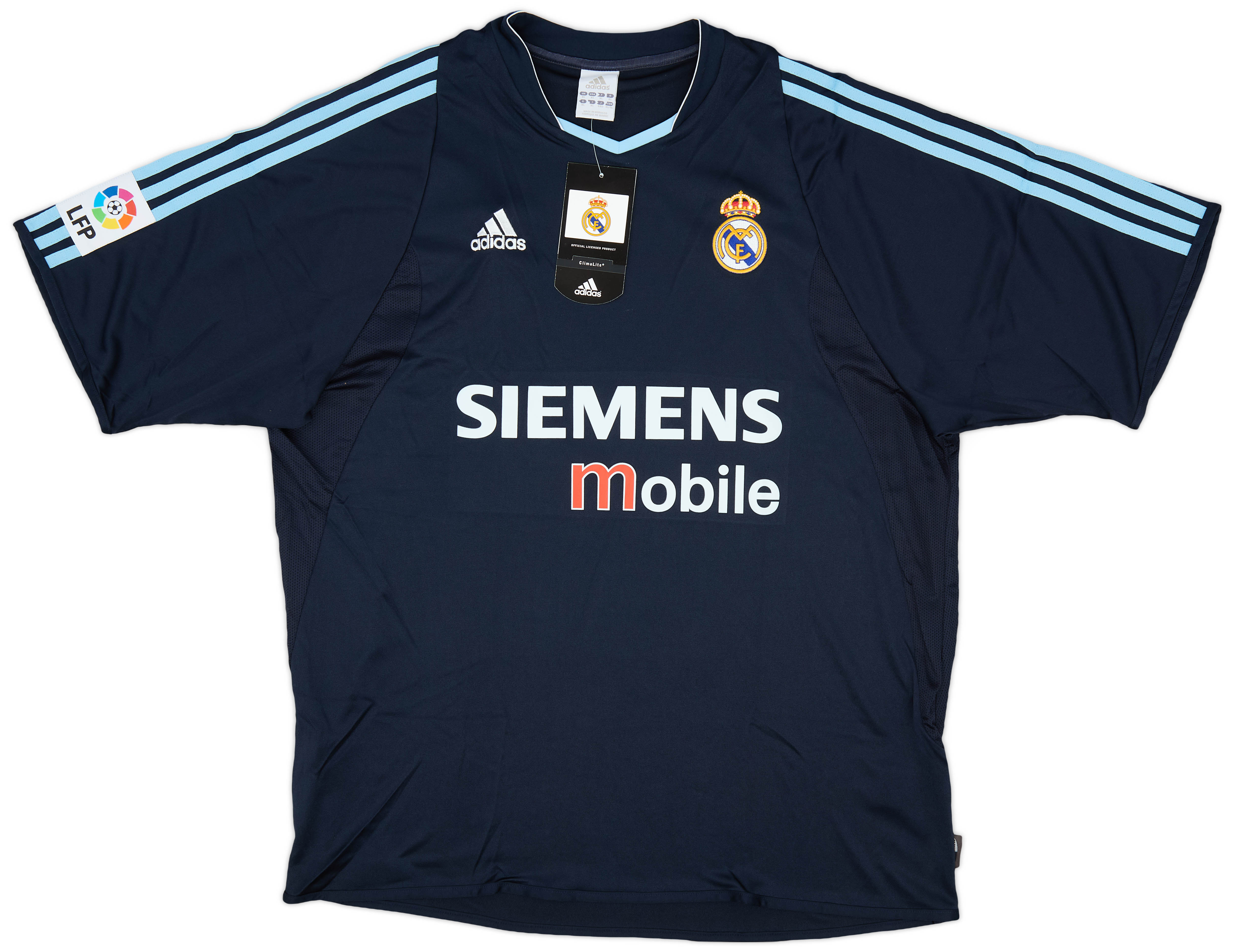 2003-04 Real Madrid Away Shirt Zidane #5 (XL)