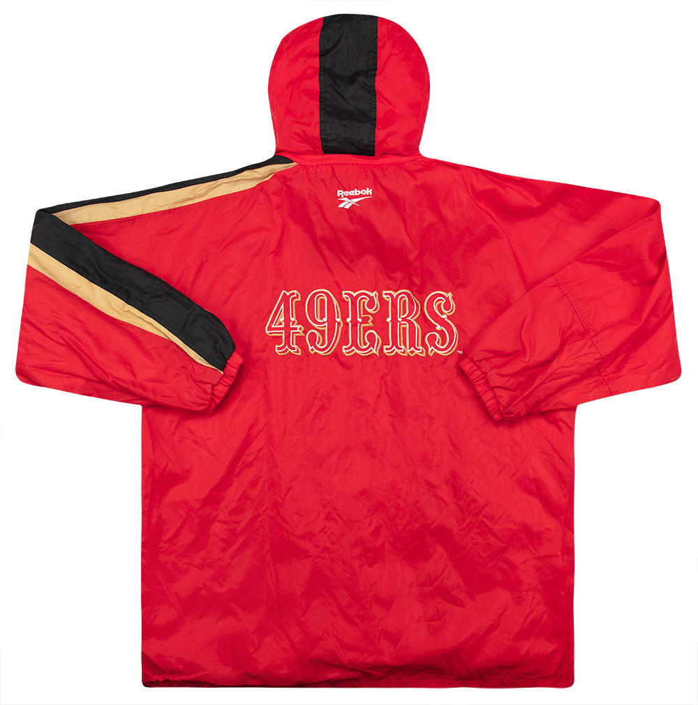 1990s San Francisco 49ers Reebok Rain Jacket XL