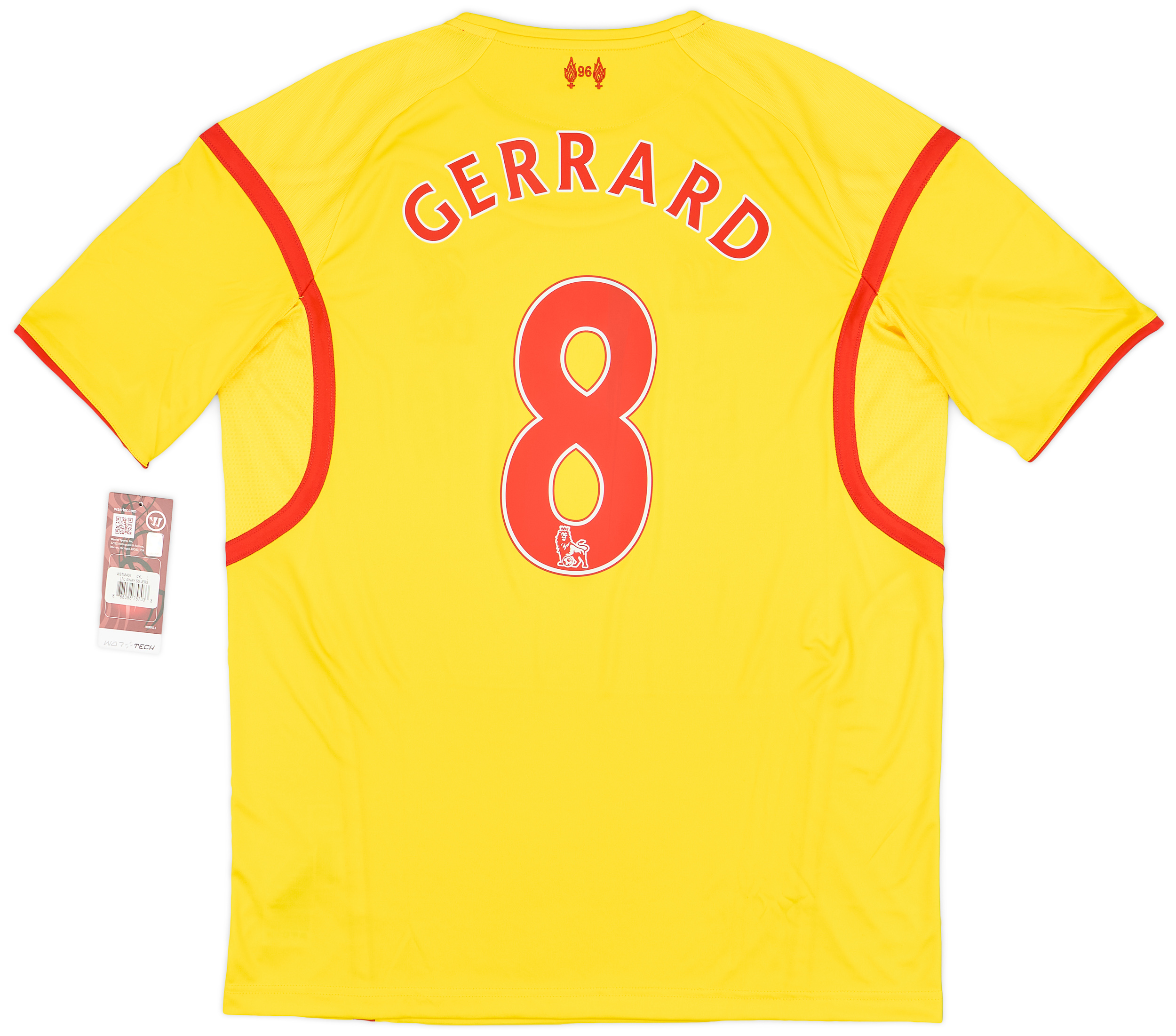 Maillot Liverpool Gerrard 2014/2015 Domicile – Warrior Taille M