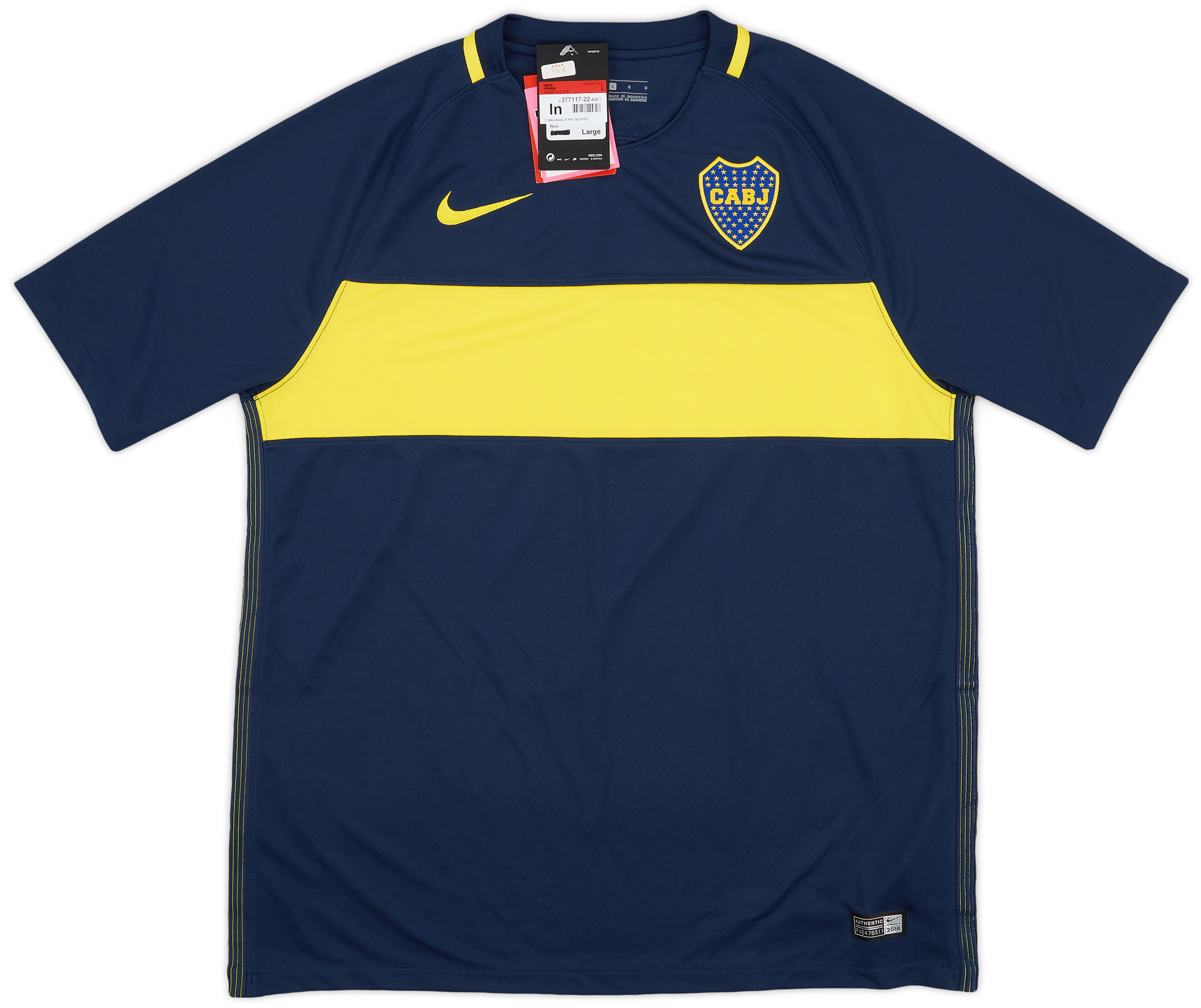 2016 17 Boca Juniors Home Shirt L