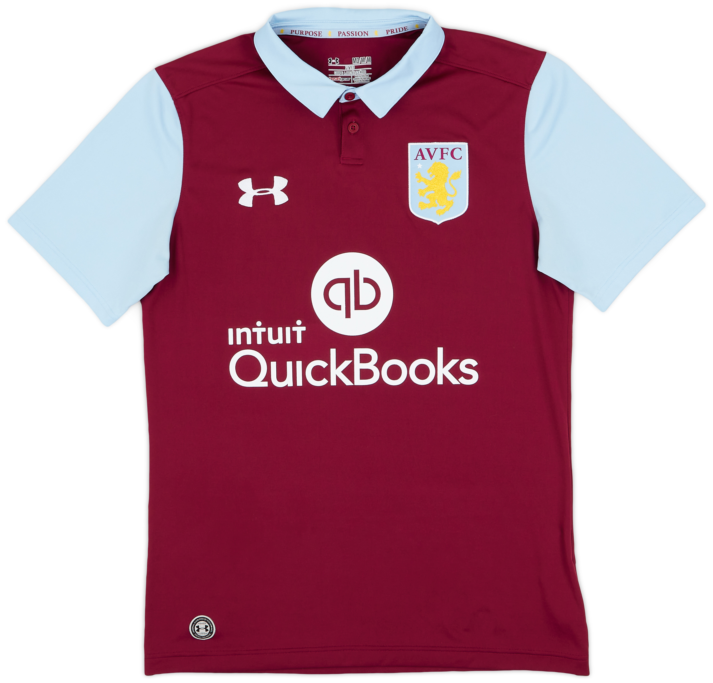 2016-17 Aston Villa Home Shirt - 8/10 - (M)