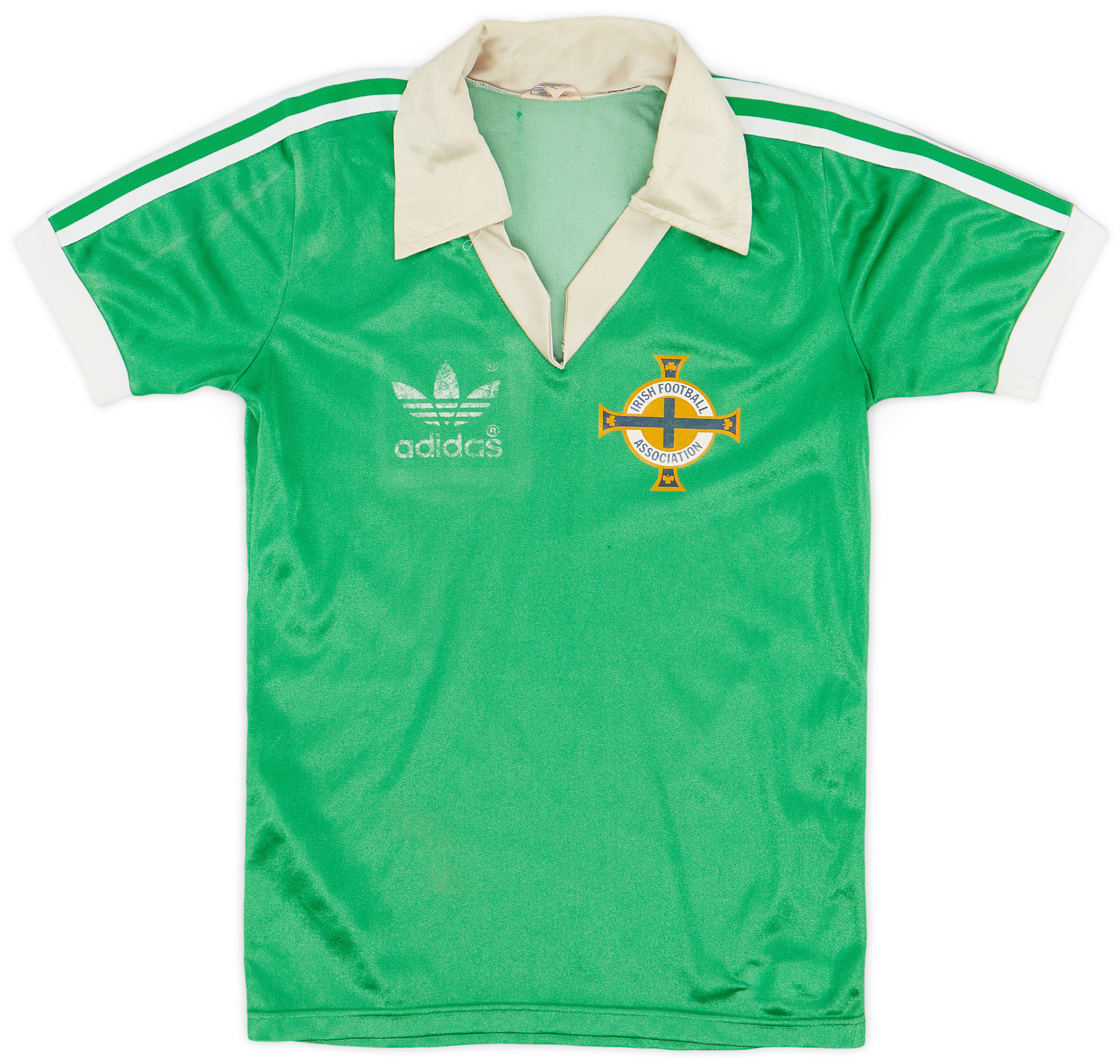1977-79 Northern Ireland Home Shirt - 7/10 - (L.Boys)