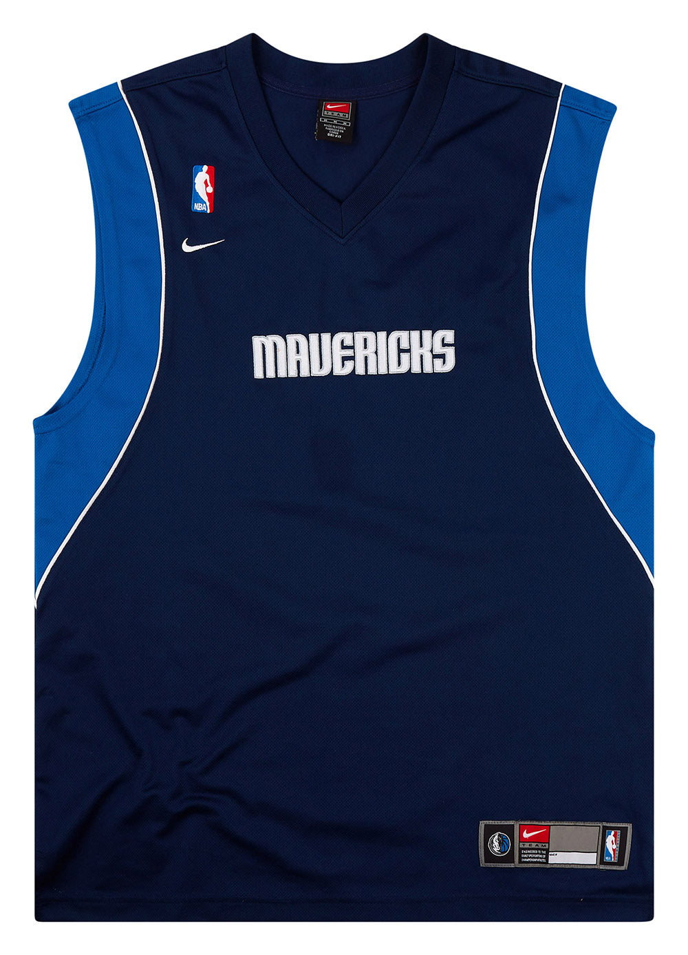 2000-04 Dallas Mavericks Nike Training Jersey M