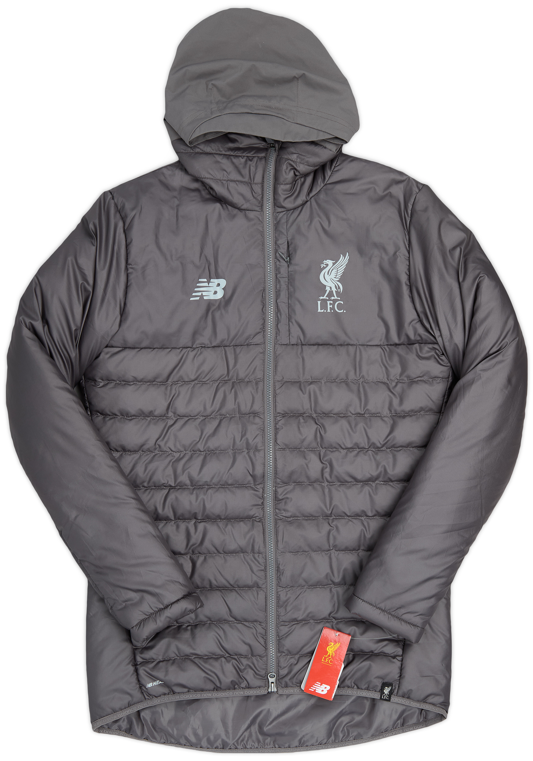 2018 19 Liverpool New Balance Padded Bench Coat M