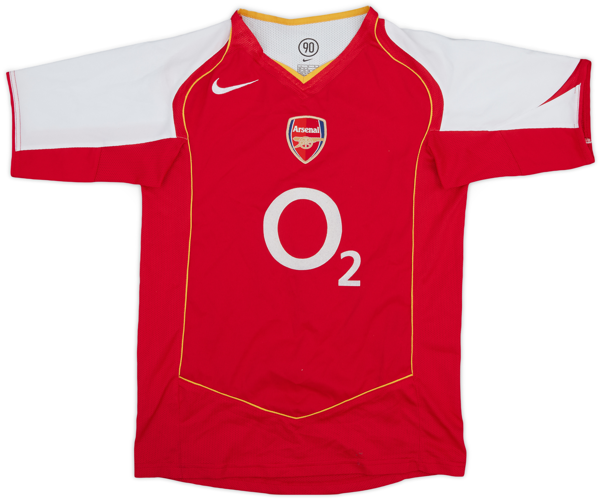 2004-05 Arsenal Home Shirt Pires #7 - 8/10 - (L.Boys)