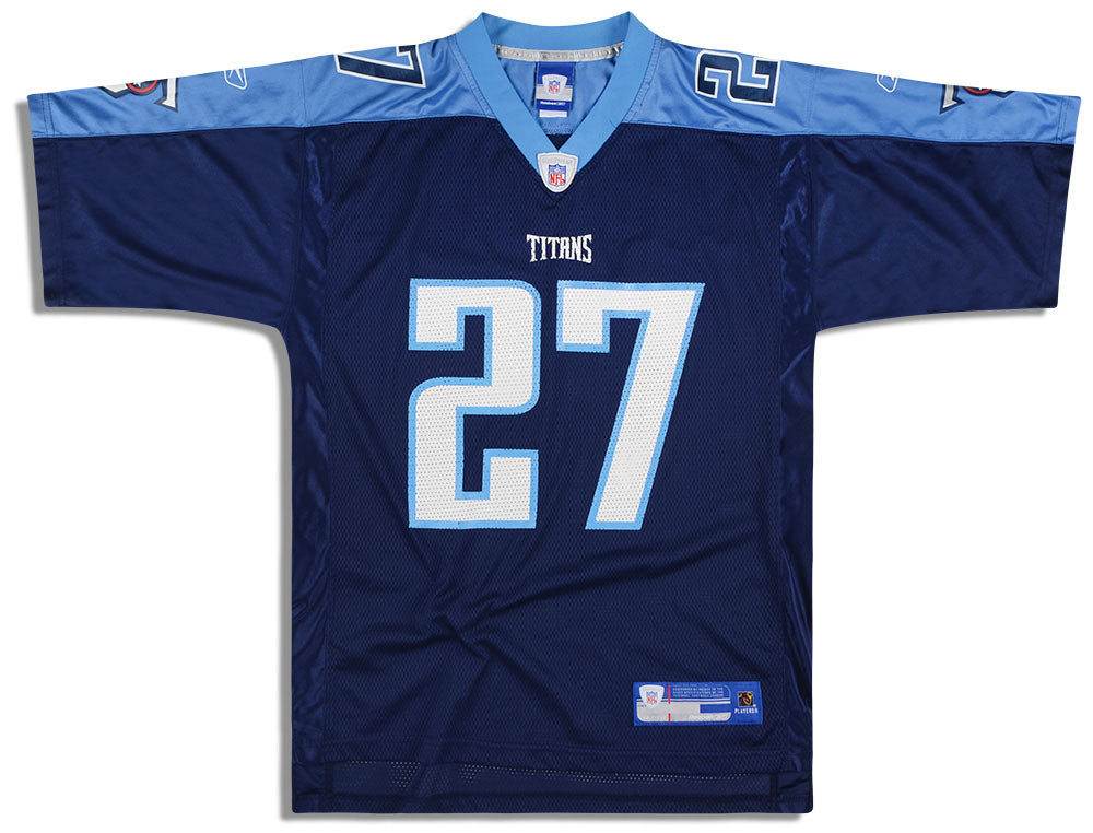 2003 Tennessee Titans George #27 Reebok On Field Jersey (Home) XL