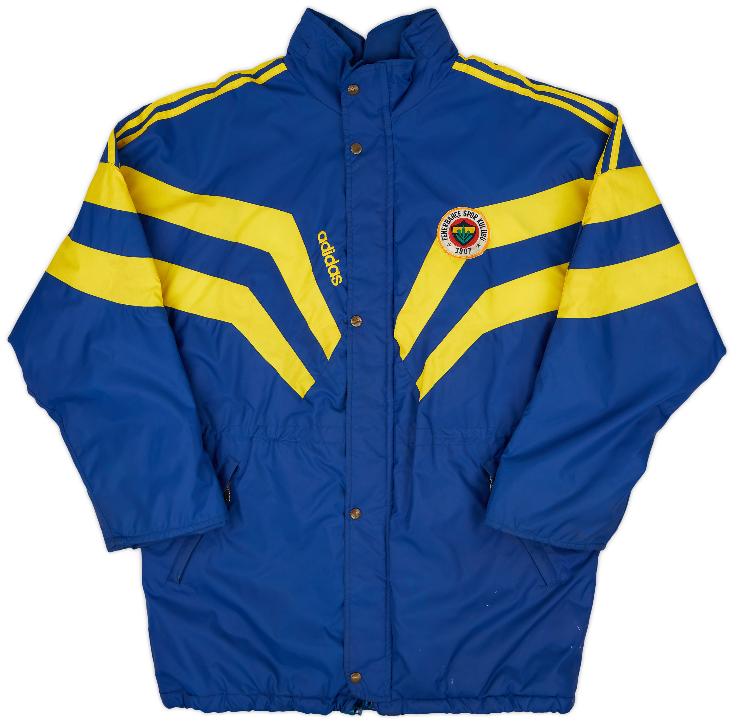 1995-96 Fenerbahce adidas Padded Bench Coat - 8/10 - (XL)