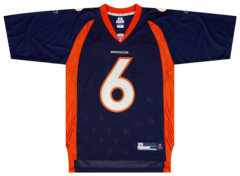 2007 Denver Broncos Cutler #6 Reebok On Field Jersey (Home) M