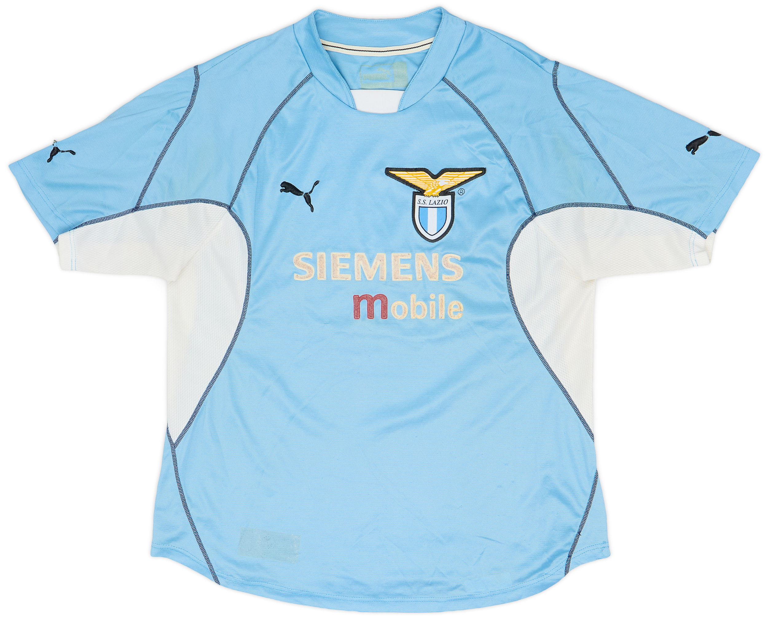 Lazio ポロシャツ 白 投げ出し Siemens mobile ラッツォ