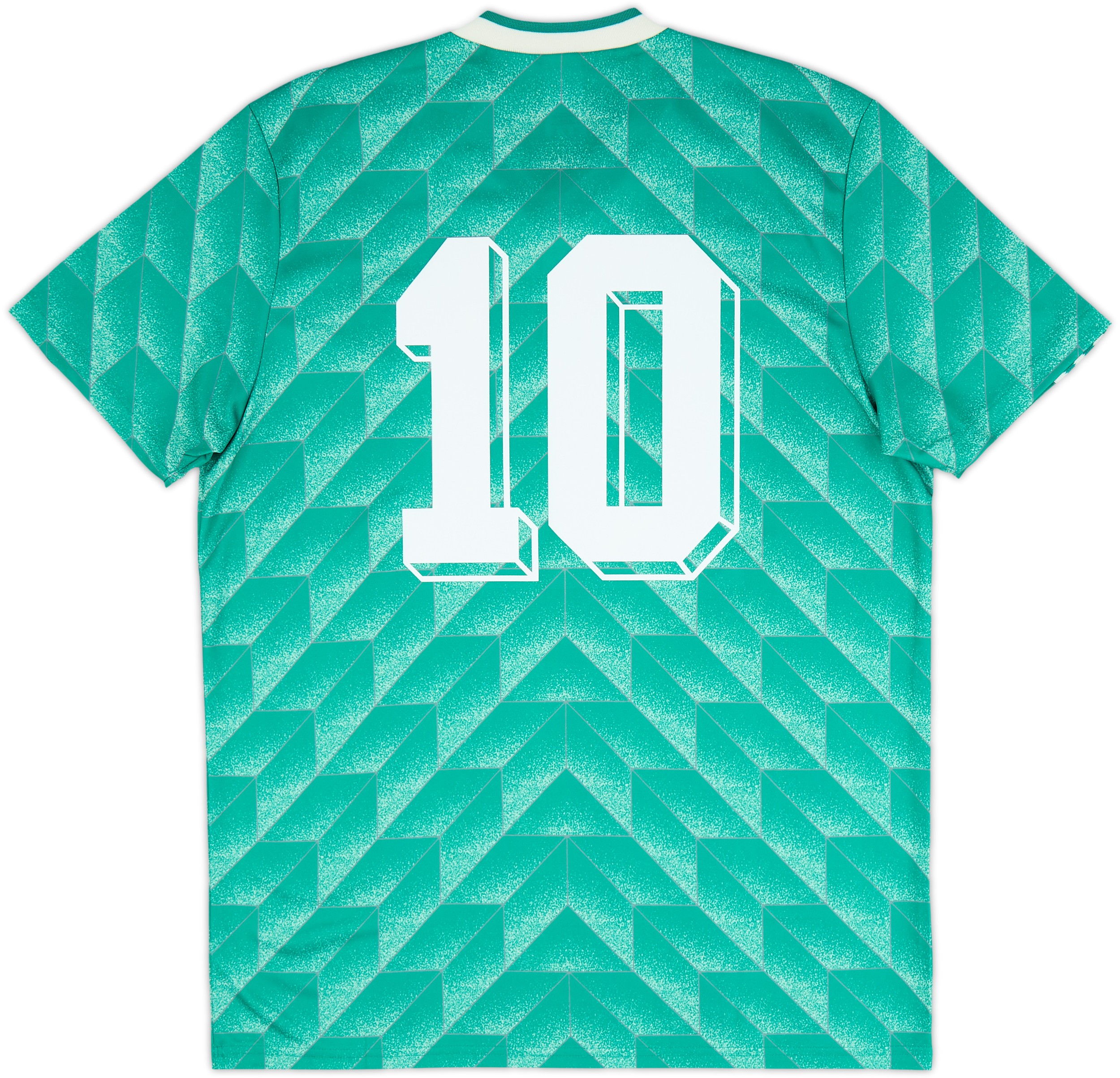 1990 Germany adidas Originals Reissue Away Shirt #10 (Matthaus)