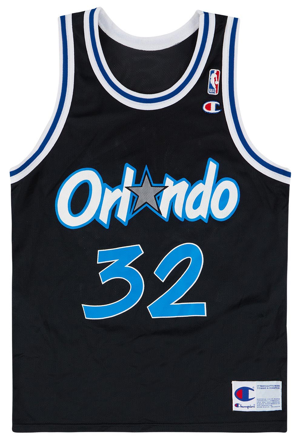 1995-96 Orlando Magic O'Neal #32 Champion Jersey (Alternate) XL