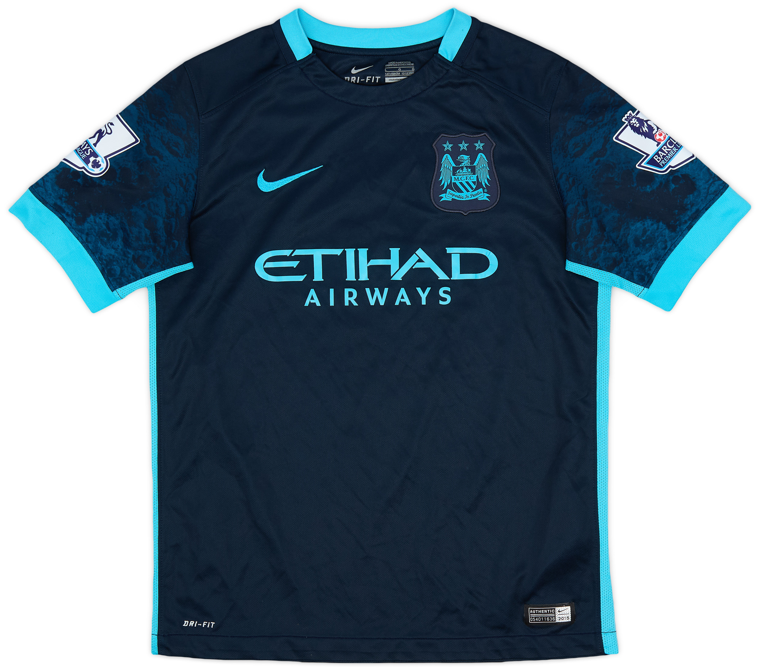 2015-16 Manchester City Away Shirt De Bruyne #17 - 8/10 - (L