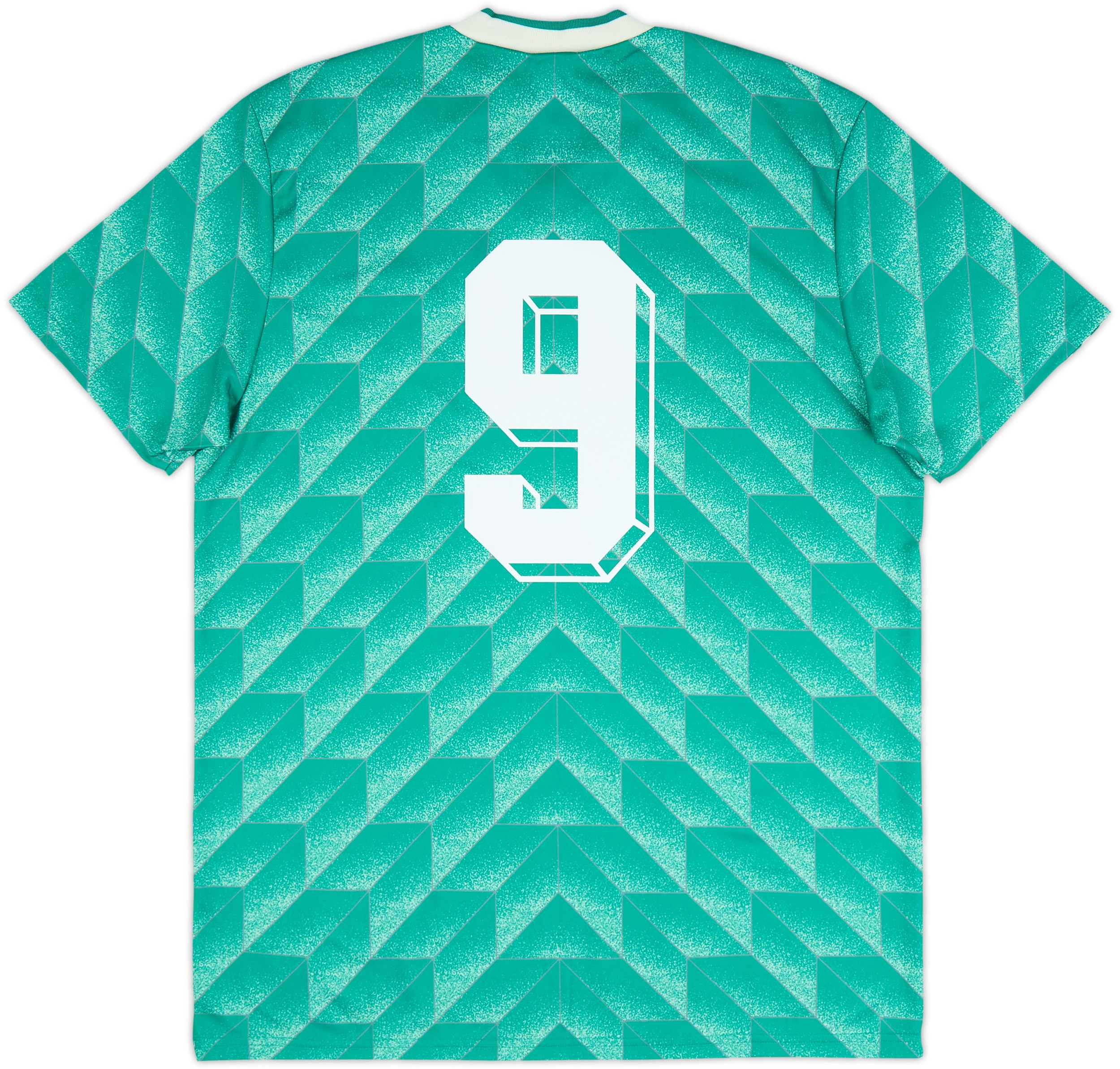 1990 Germany adidas Originals Reissue Away Shirt #9 (Voller)