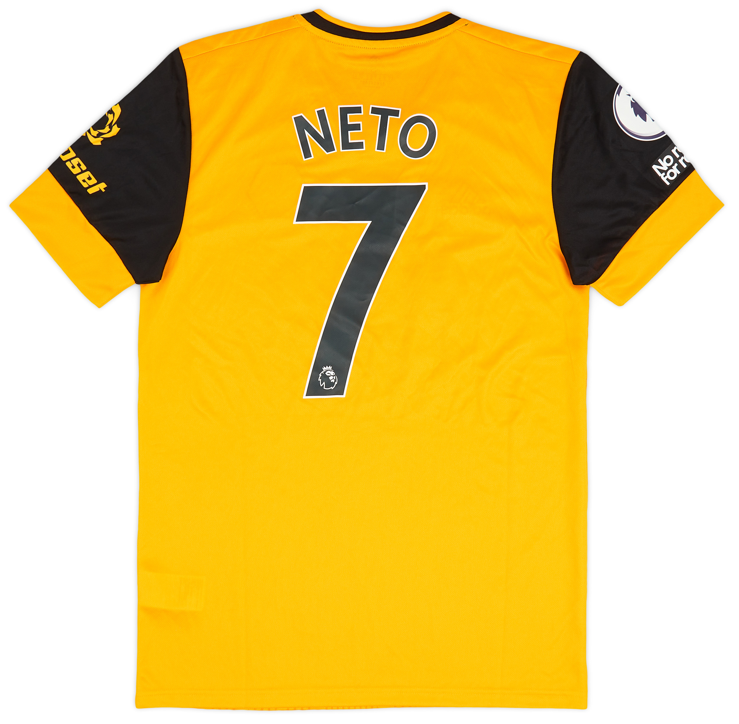 202021 Wolves Match Issue Home Shirt Neto 7