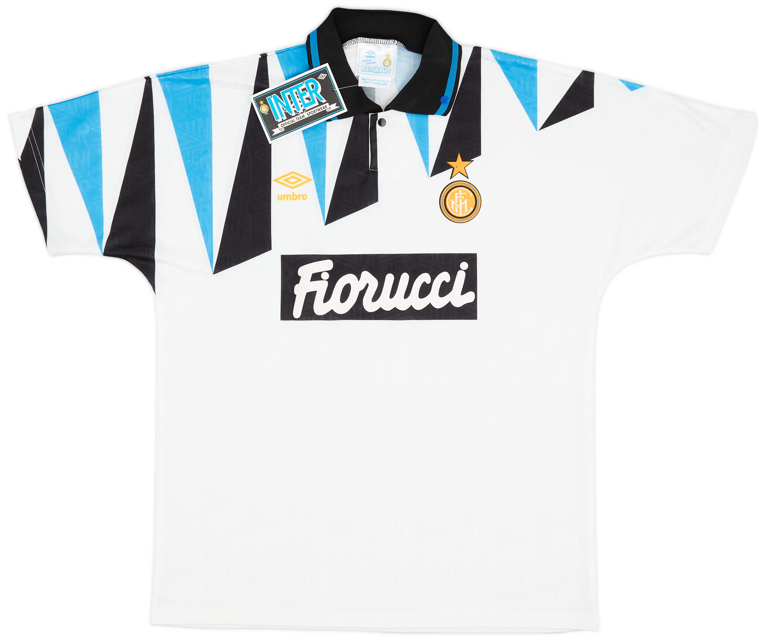 Inter Milan Home Shirt 1992-1993 Umbro Size XL (BNIB) | eBay