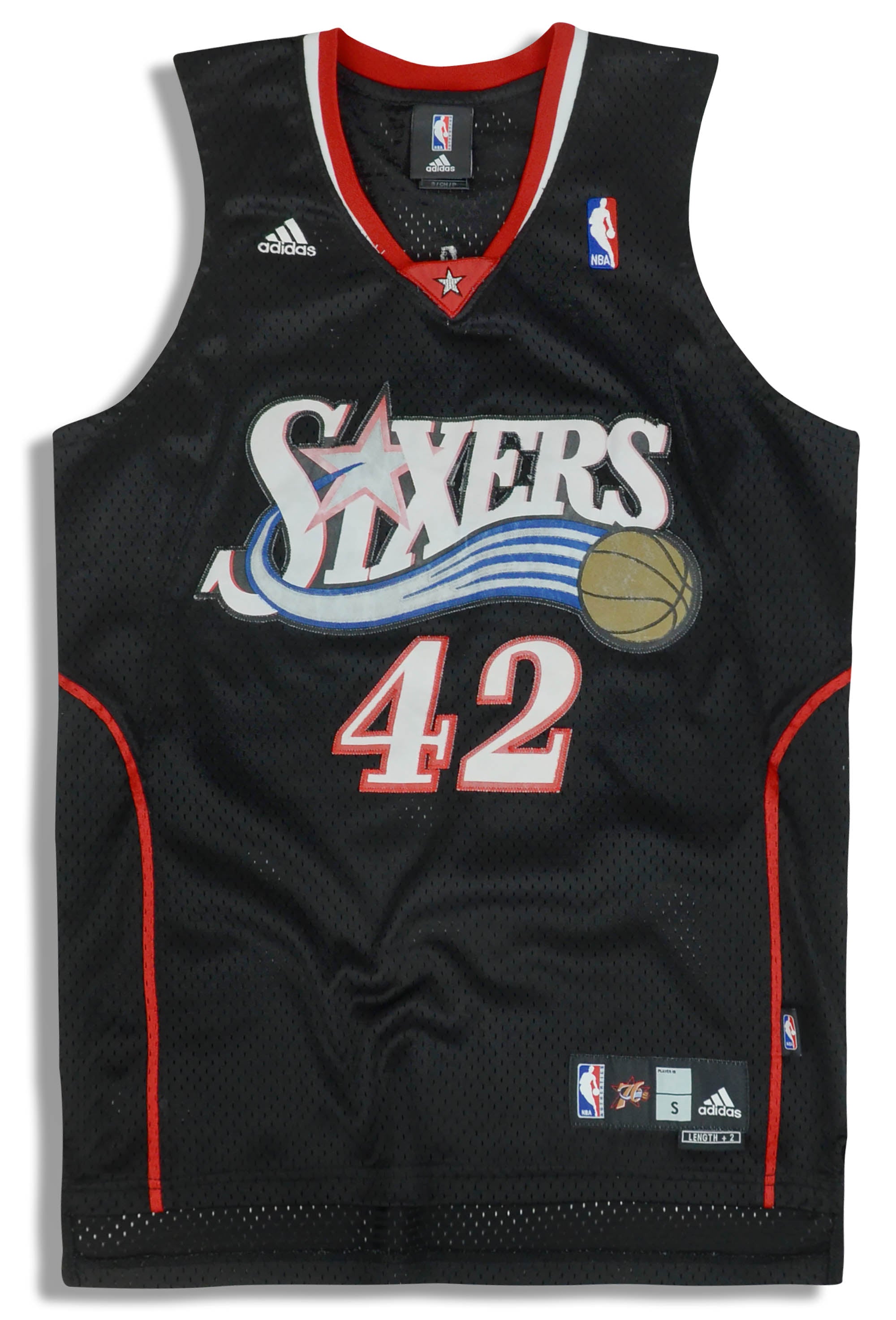 2008-09 Philadelphia 76ers Brand #42 adidas Swingman Jersey (Away) S