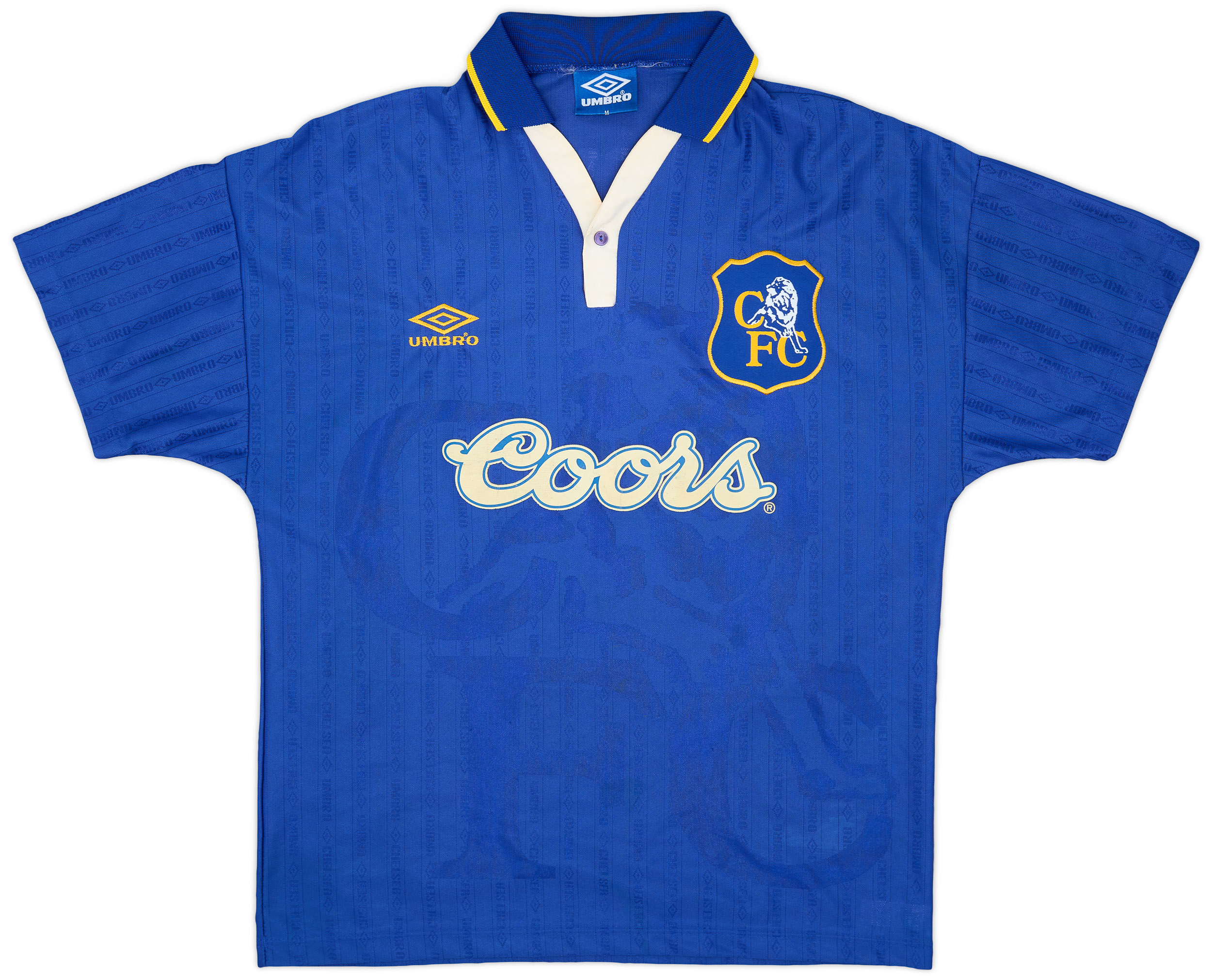 1997-99 Chelsea Home Shirt Zola #25 (XL)