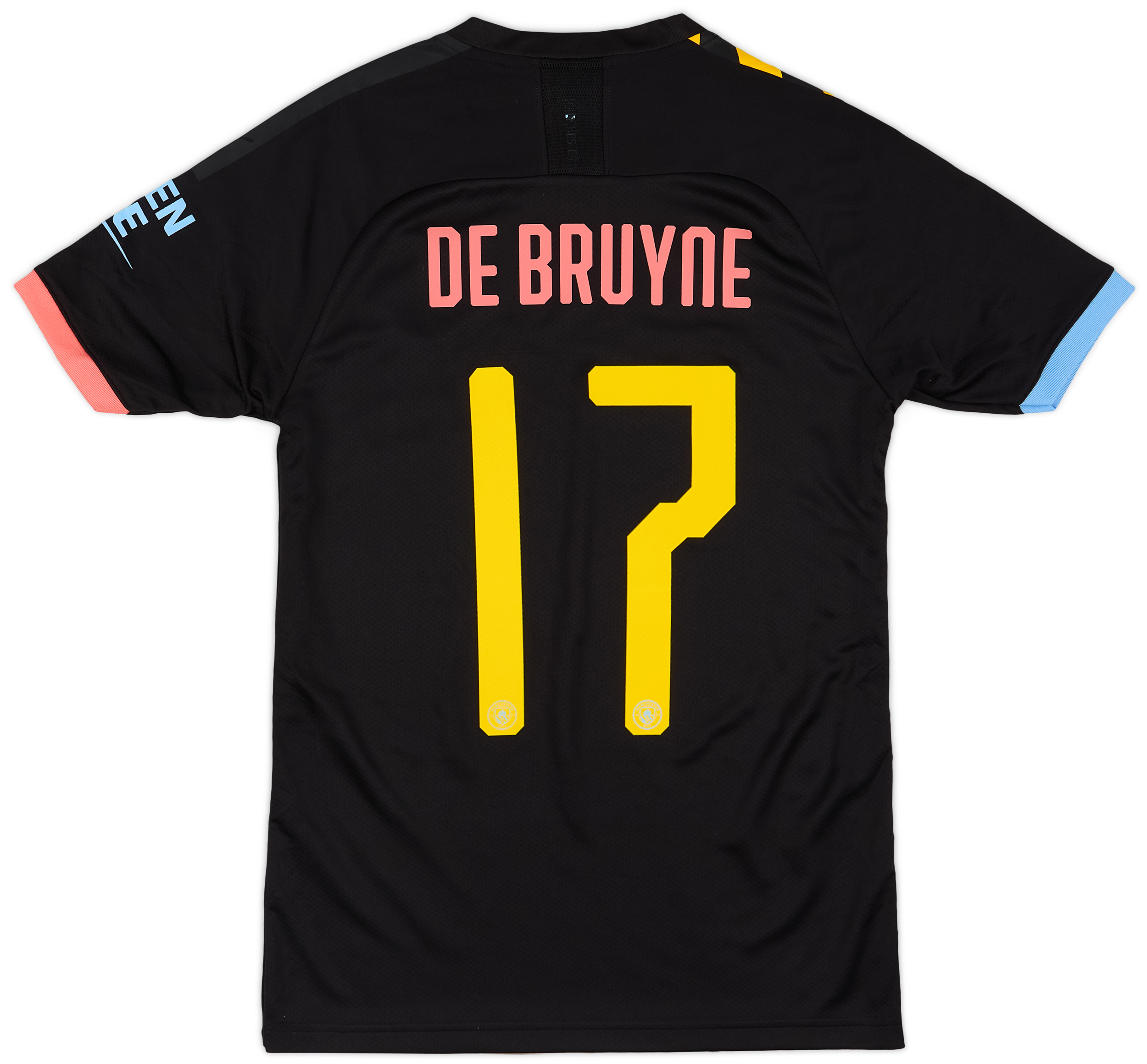 19-20 Manchester City デブライネ #17 2019-20 Manchester City Away Shirt De Bruyne #17 - 8/10 - (L)