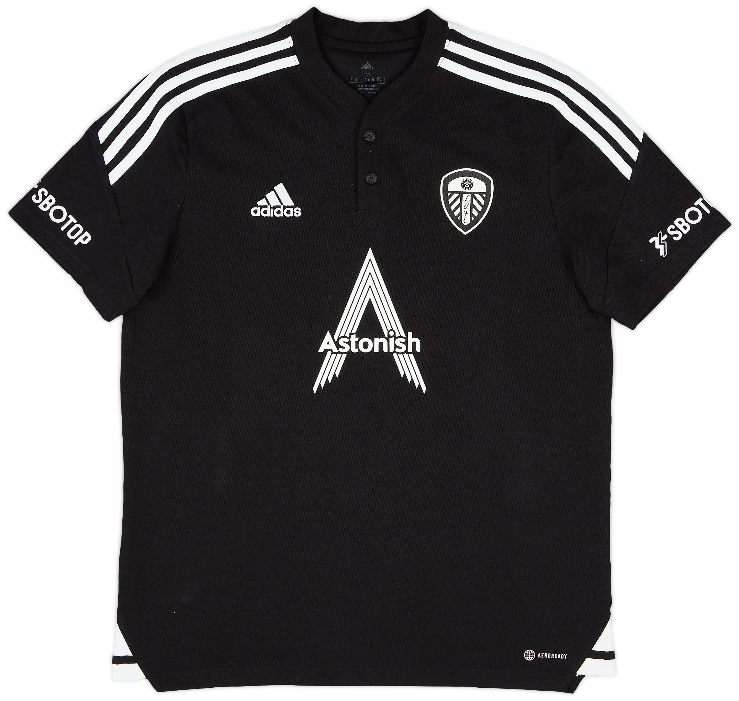 2022-23 Leeds United Player Issue Polo T-Shirt