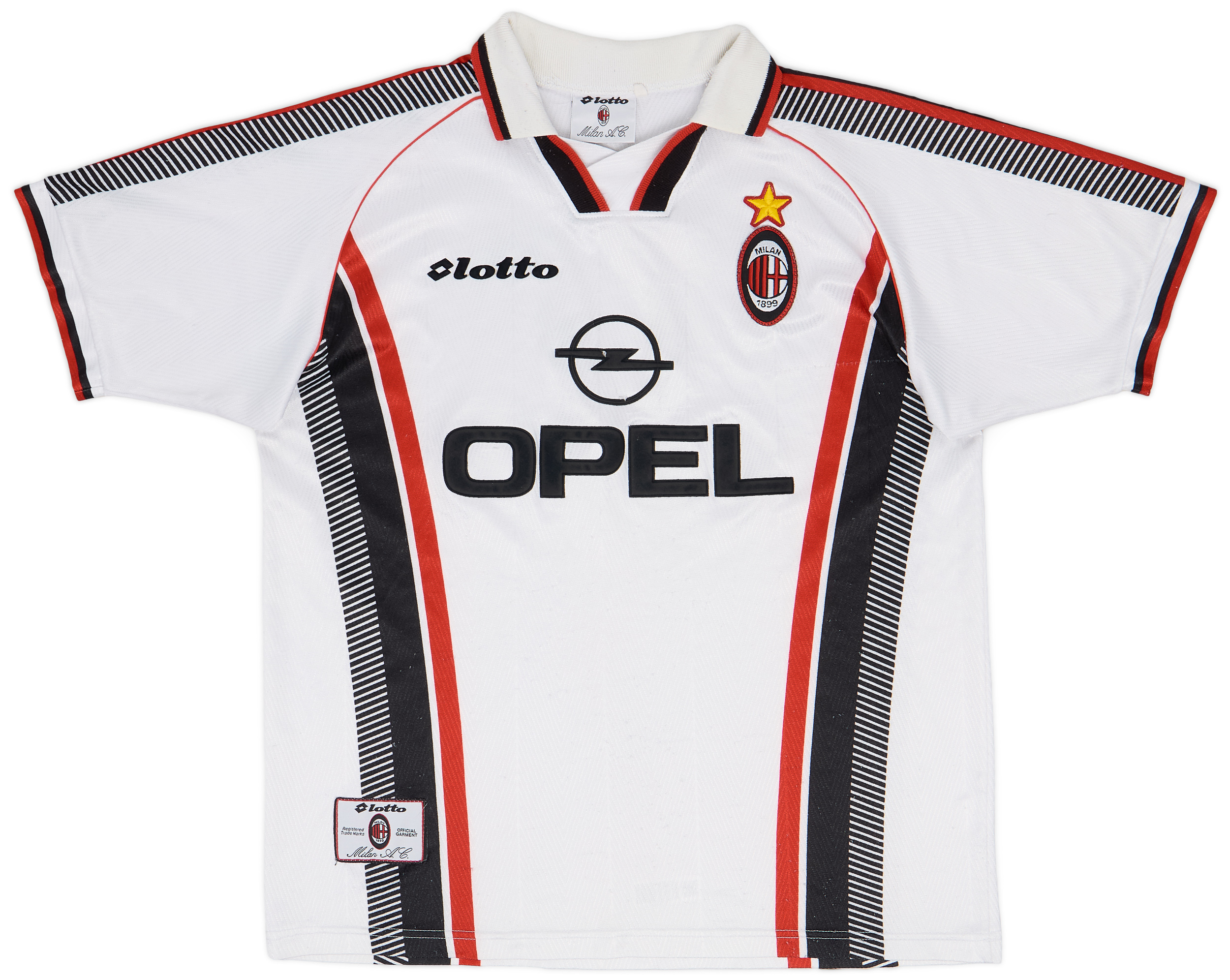 90s lotto AC Milan ACミラン サッカー ユニフォーム シャツ ウェア