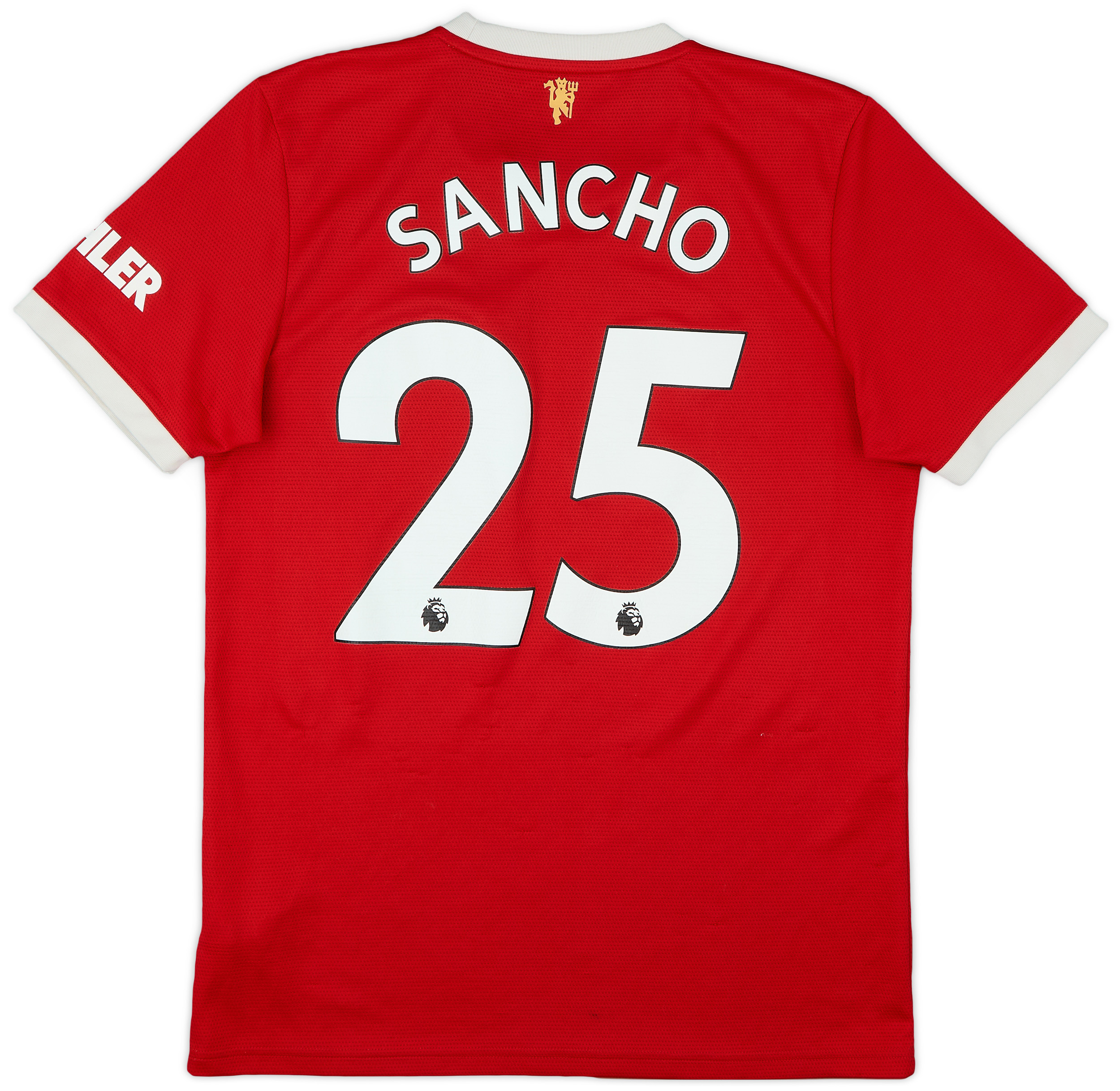 2021-22 Manchester United Home Shirt Sancho #25 - 7/10 - (M)
