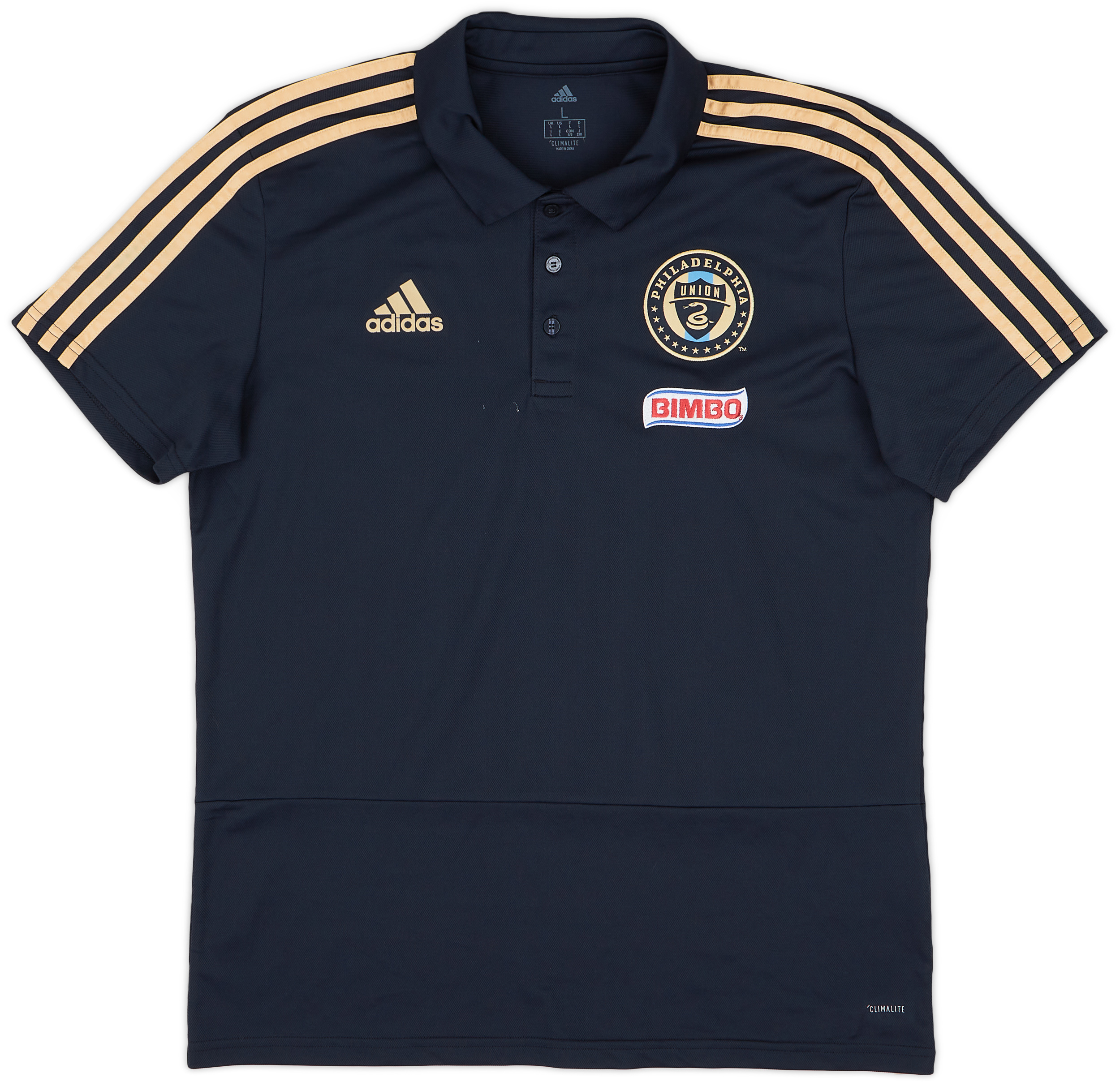 2017 Philadelphia Union adidas Polo Shirt 7/10 (L.Boys)